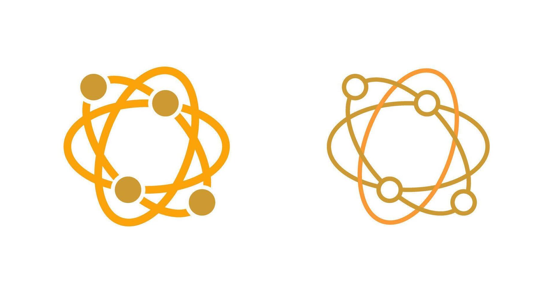 Atomic Structure Vector Icon