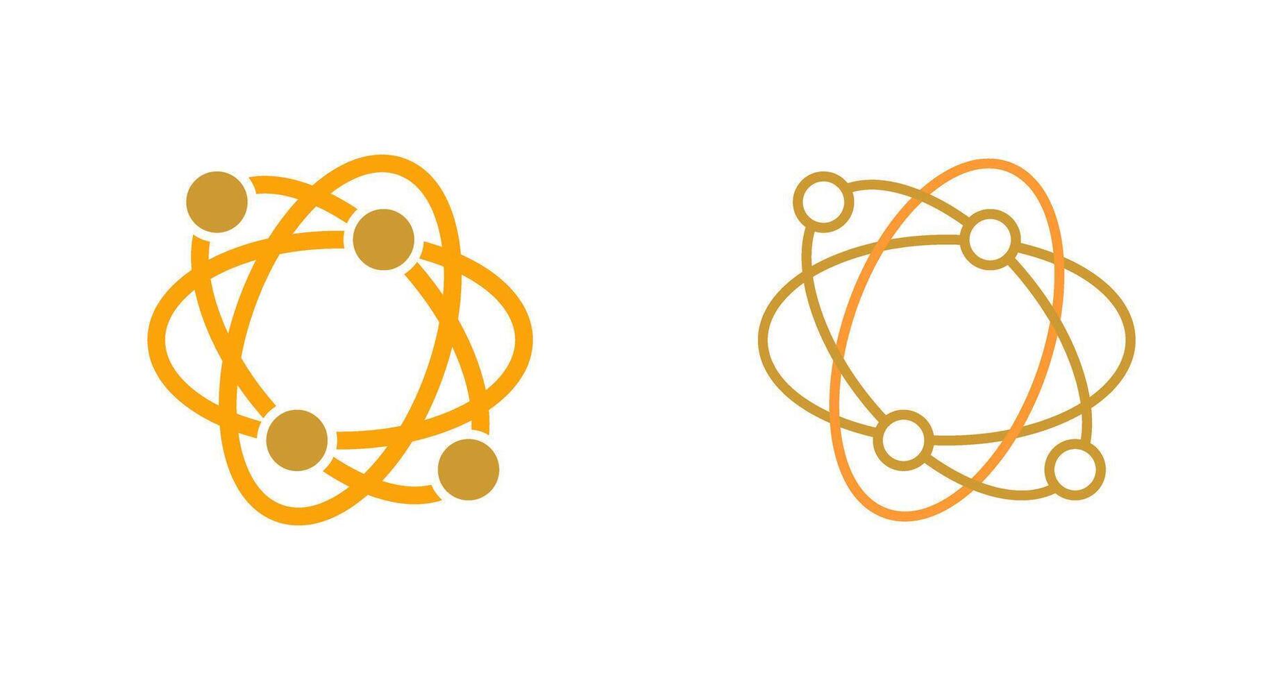 Atomic Structure Vector Icon