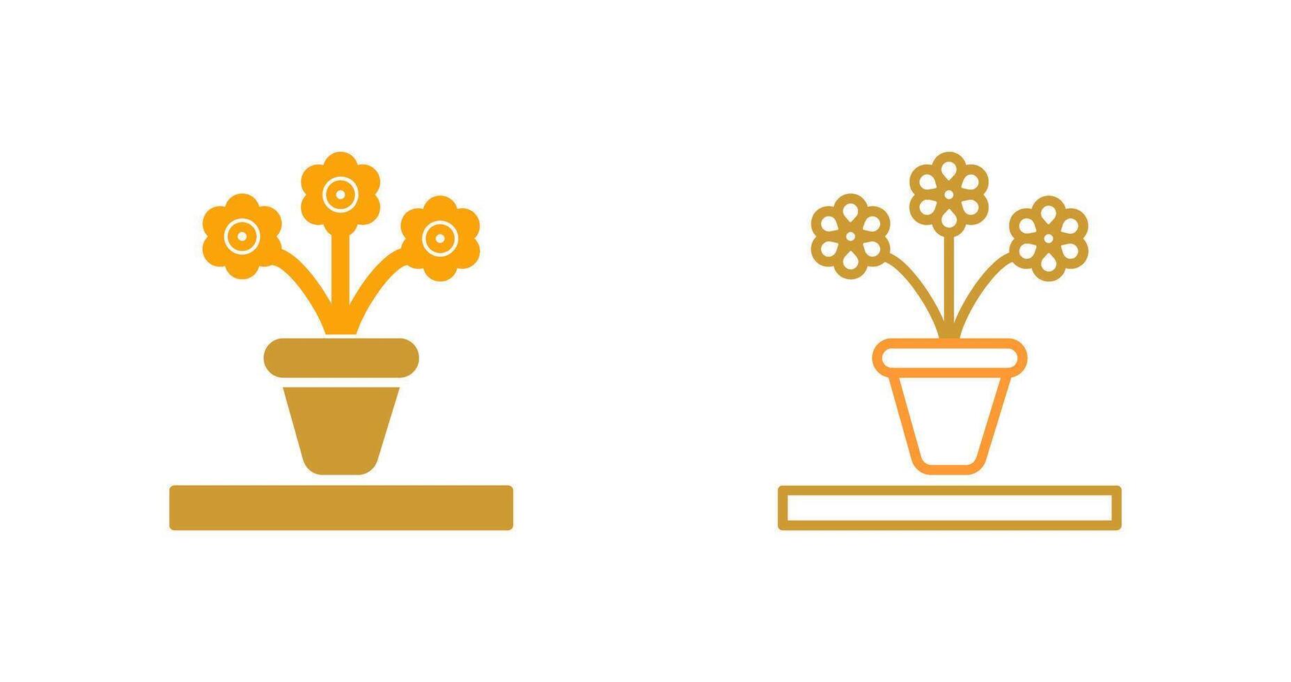 Flower Pot Vector Icon