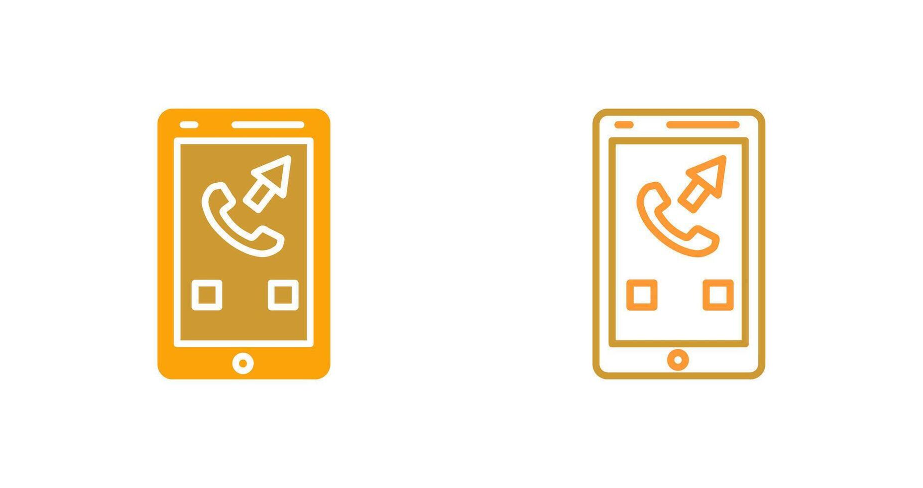 Outgoing Call Vector Icon