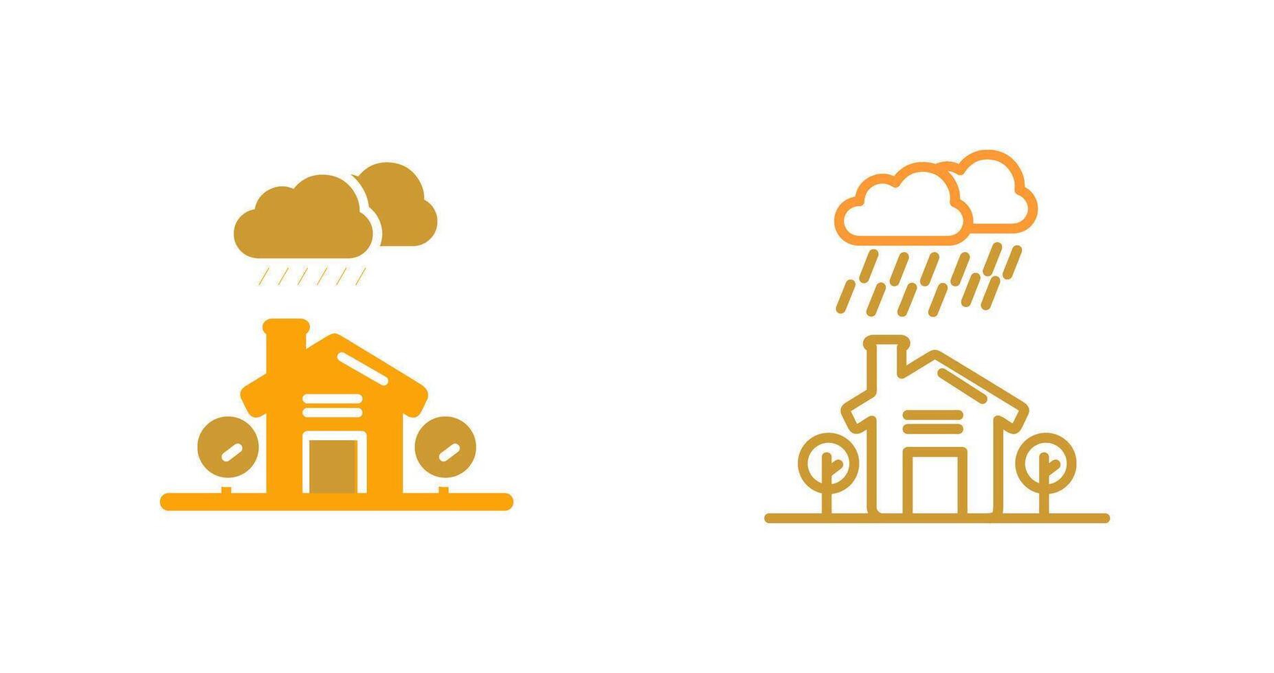 Rain Vector Icon
