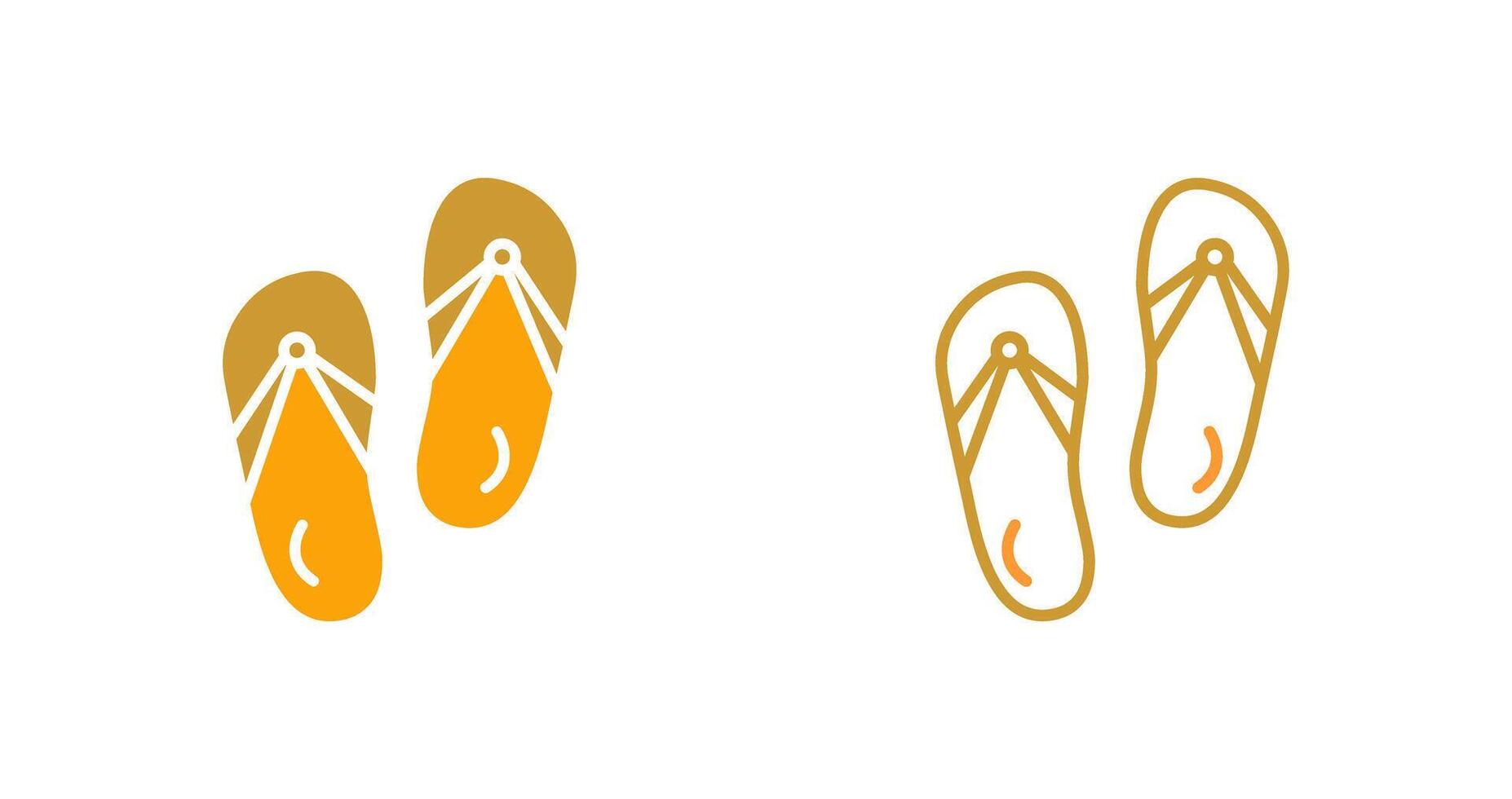 Slippers Vector Icon