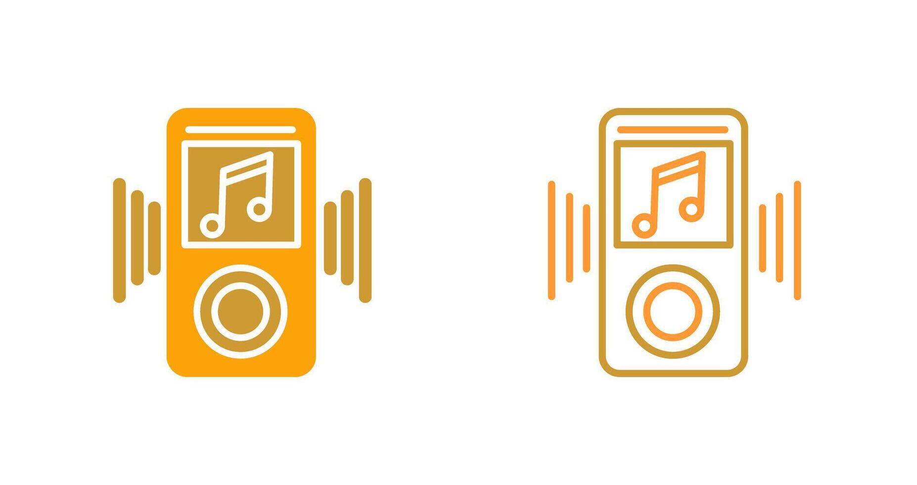 icono de vector de mp3