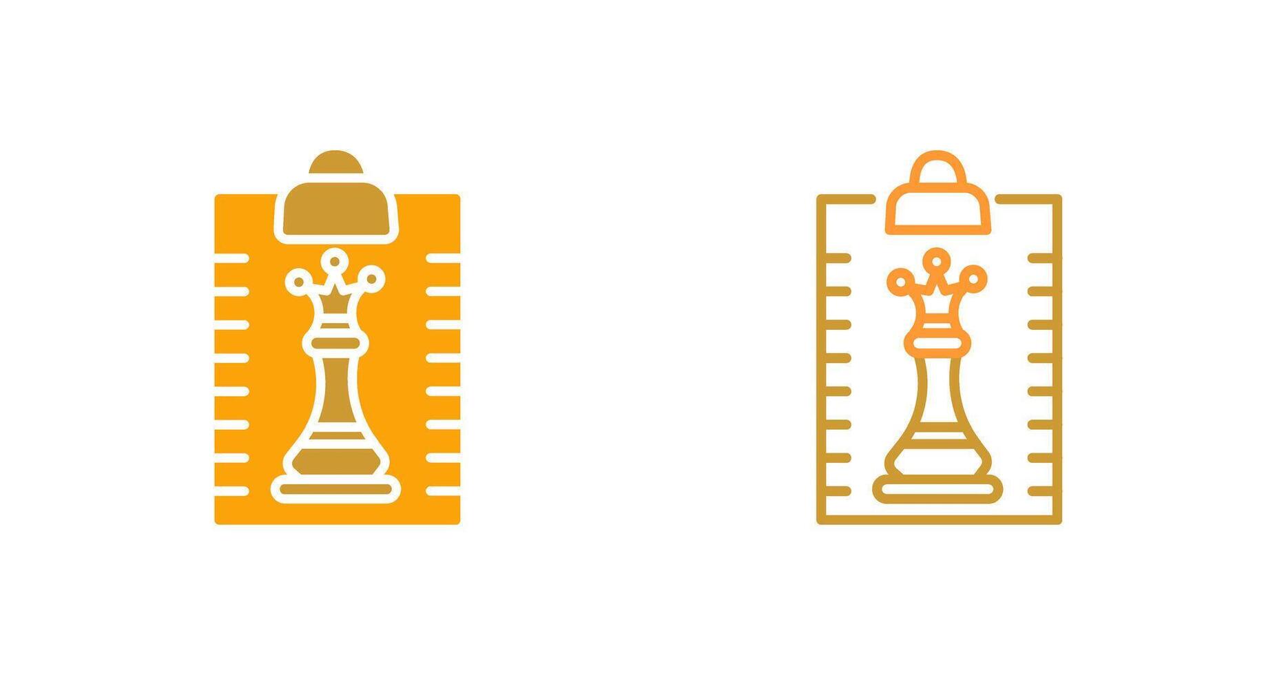 Clipboard Chess Vector Icon