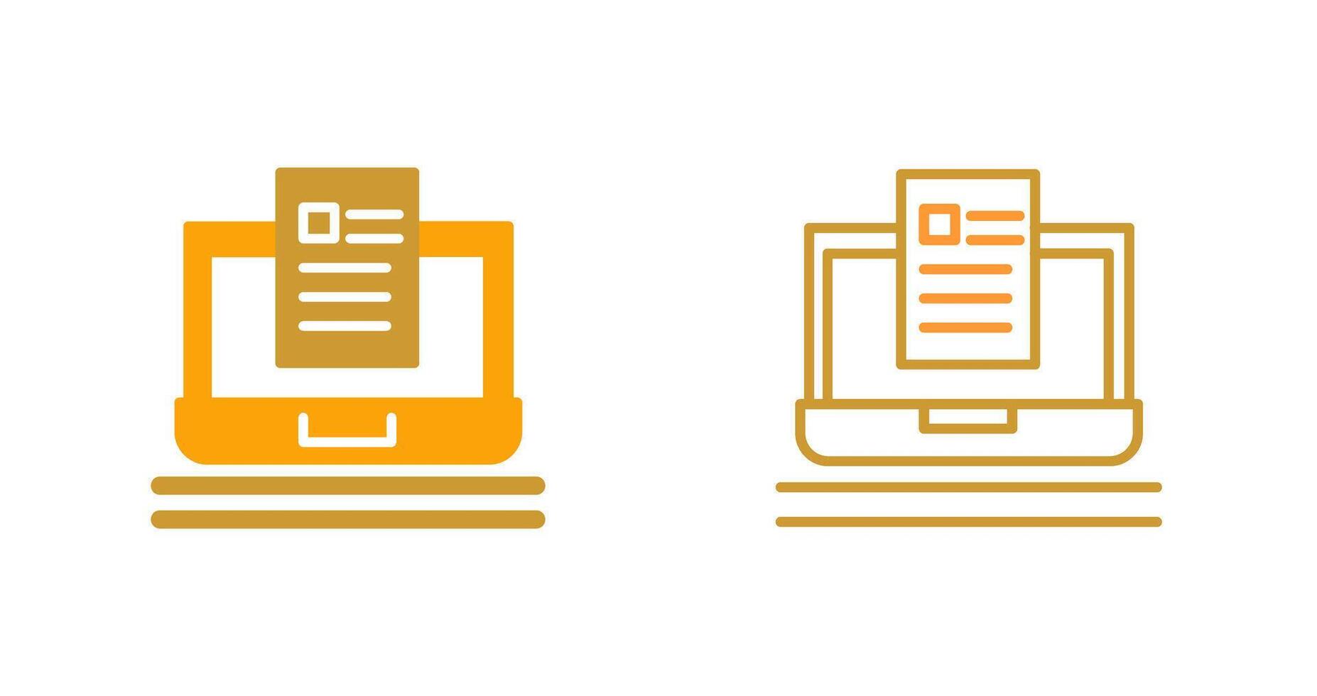 Blog Vector Icon