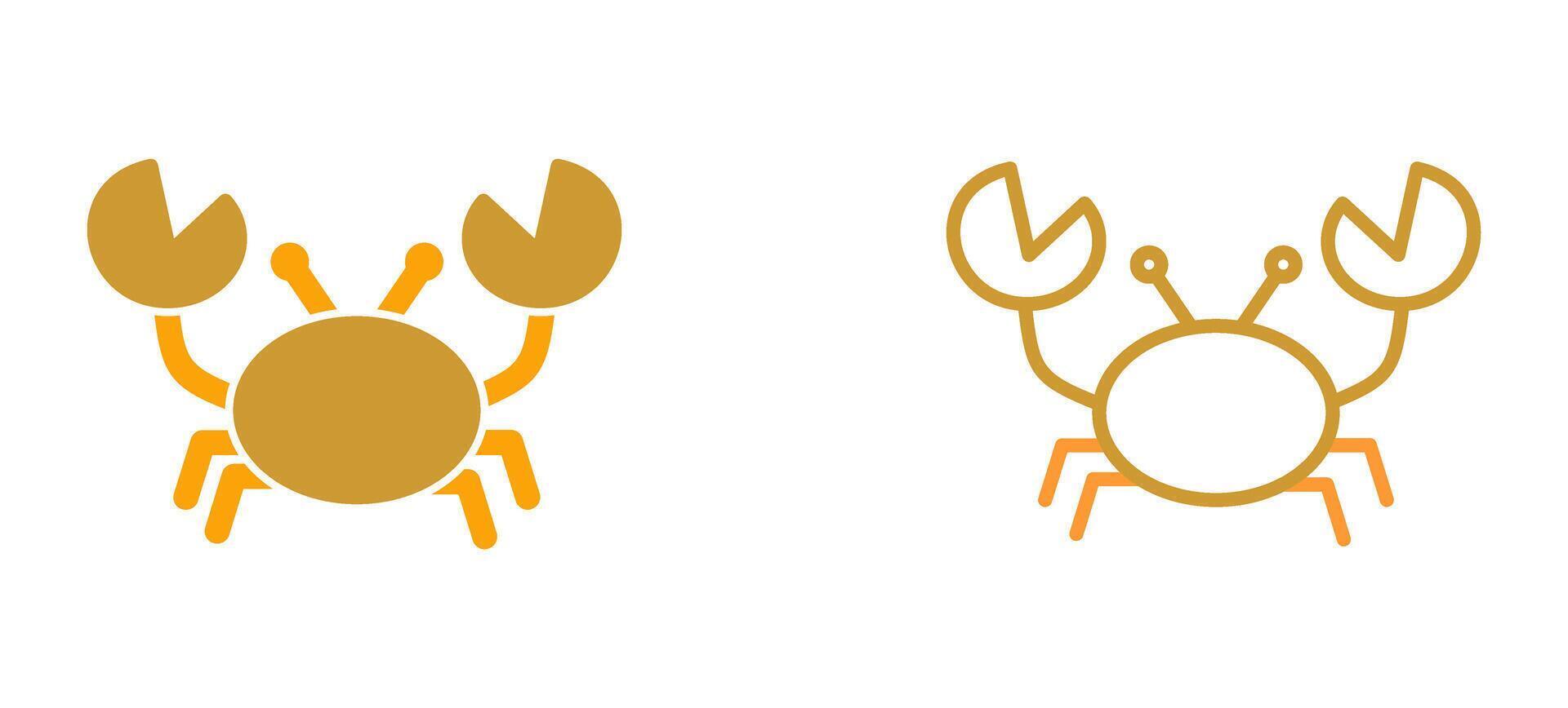 Crab Vector Icon