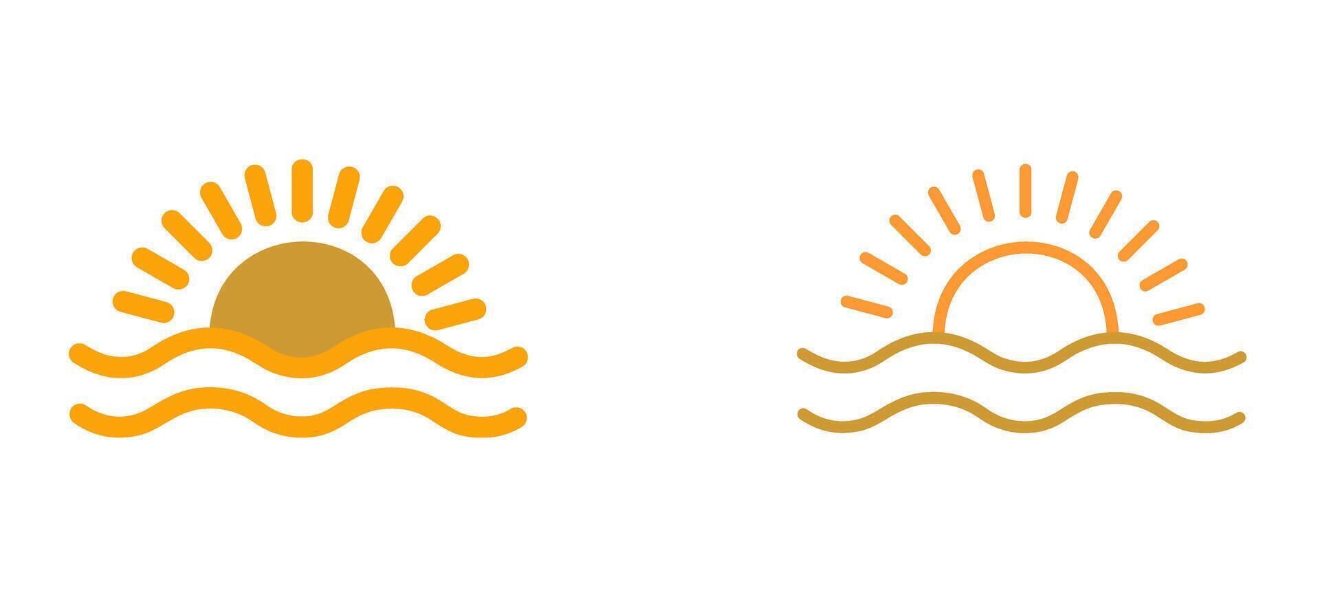 Sunrise Vector Icon