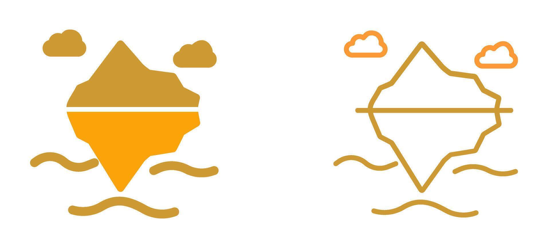 Iceberg Vector Icon