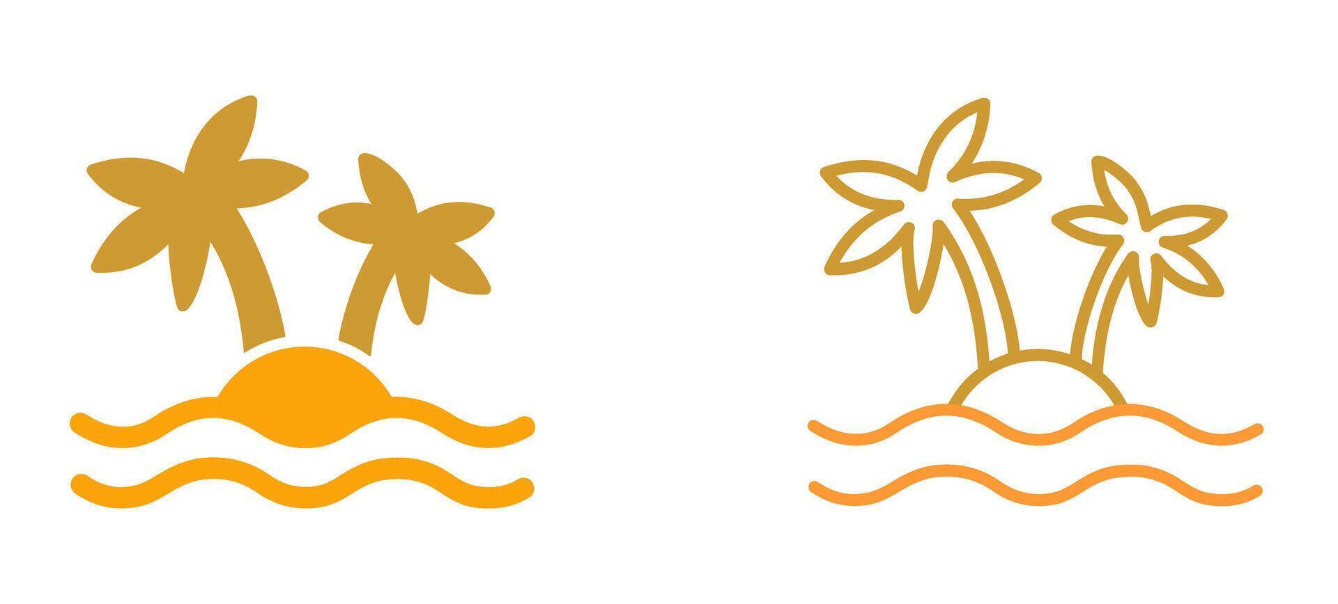 Island Vector Icon