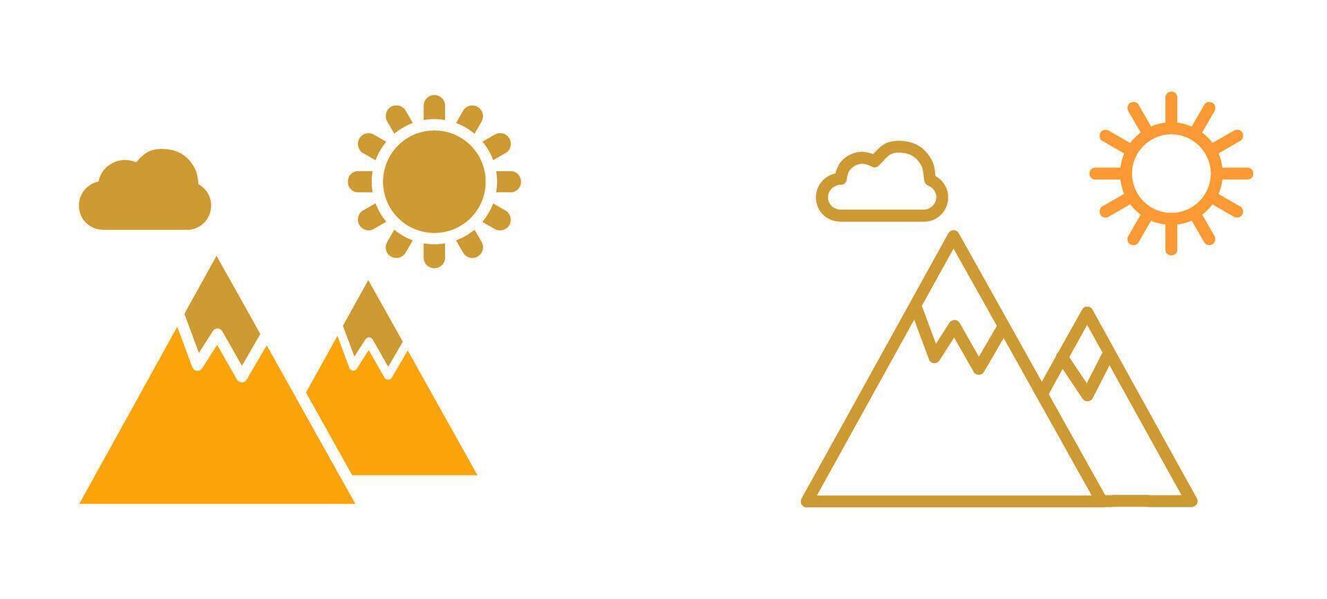 Mountain Vector Icon