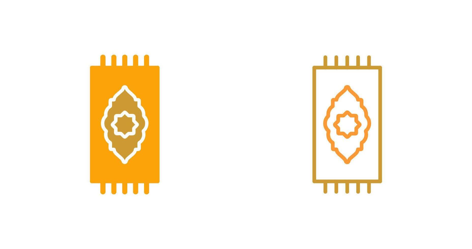 Prayer Rug Vector Icon