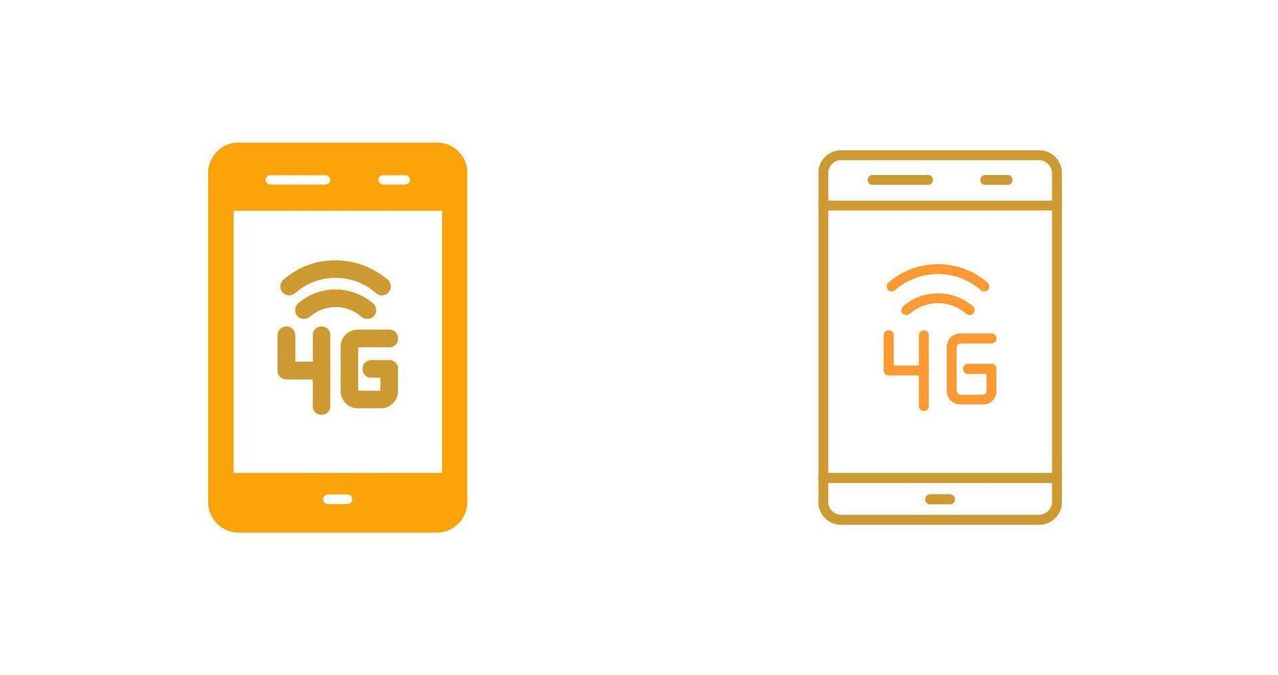 icono de vector 4g