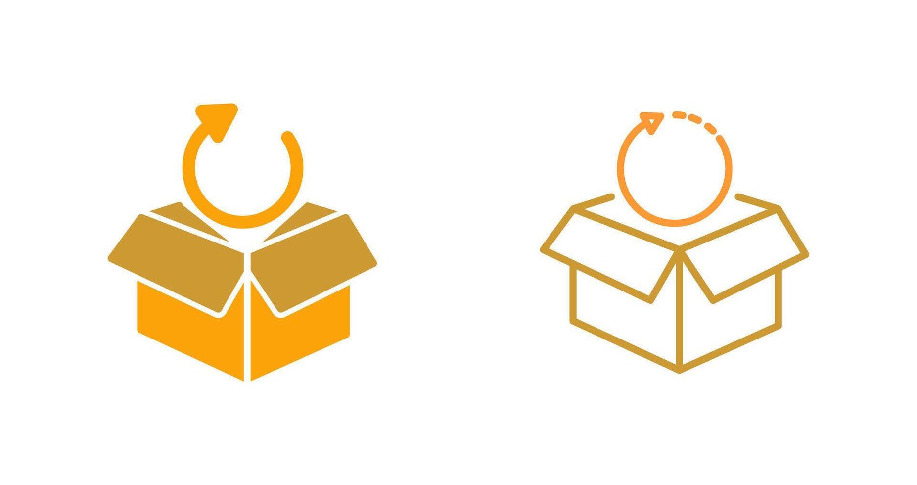 Product Return Vector Icon