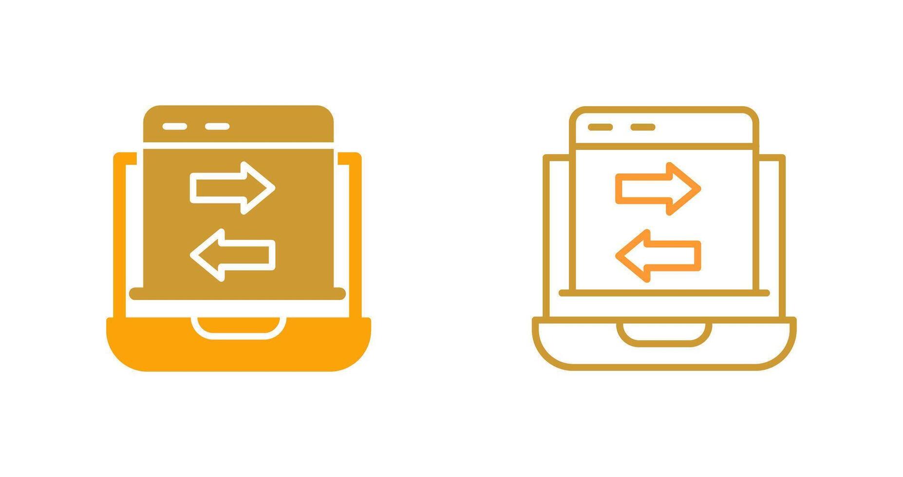 Data Transfer Vector Icon