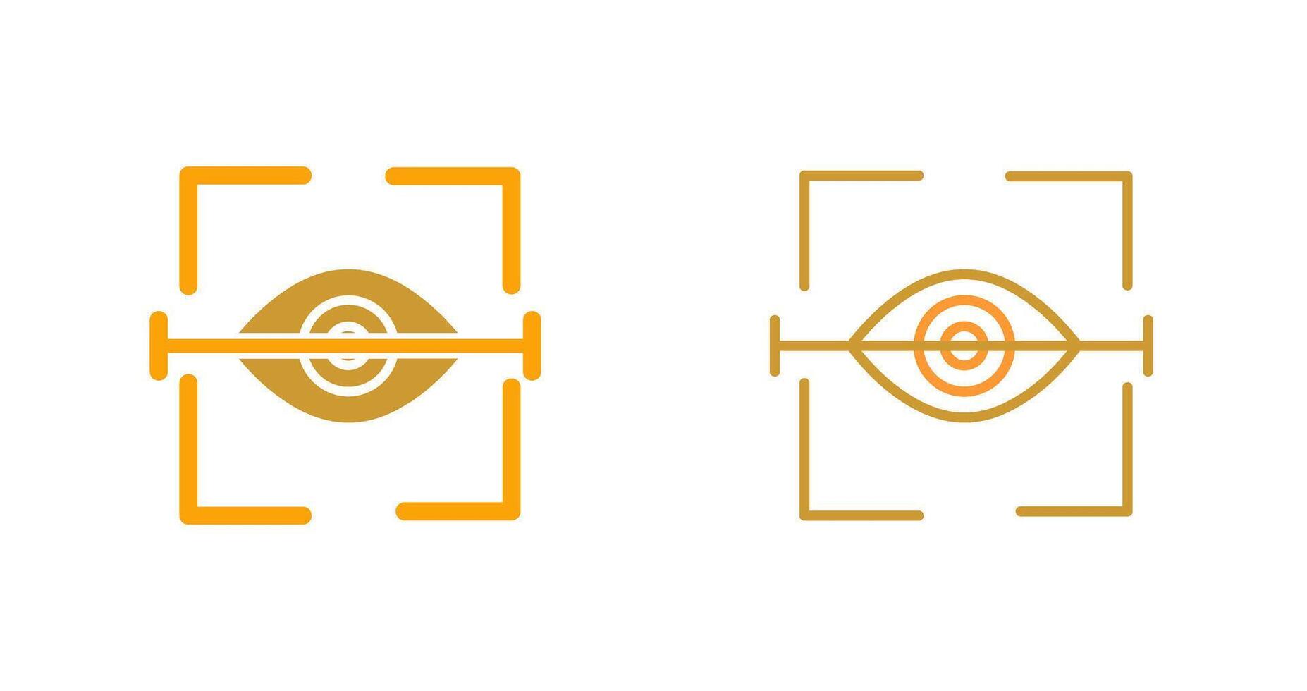 Eye Scan Vector Icon