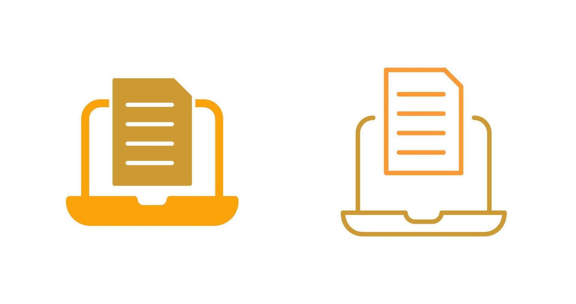 Document Vector Icon