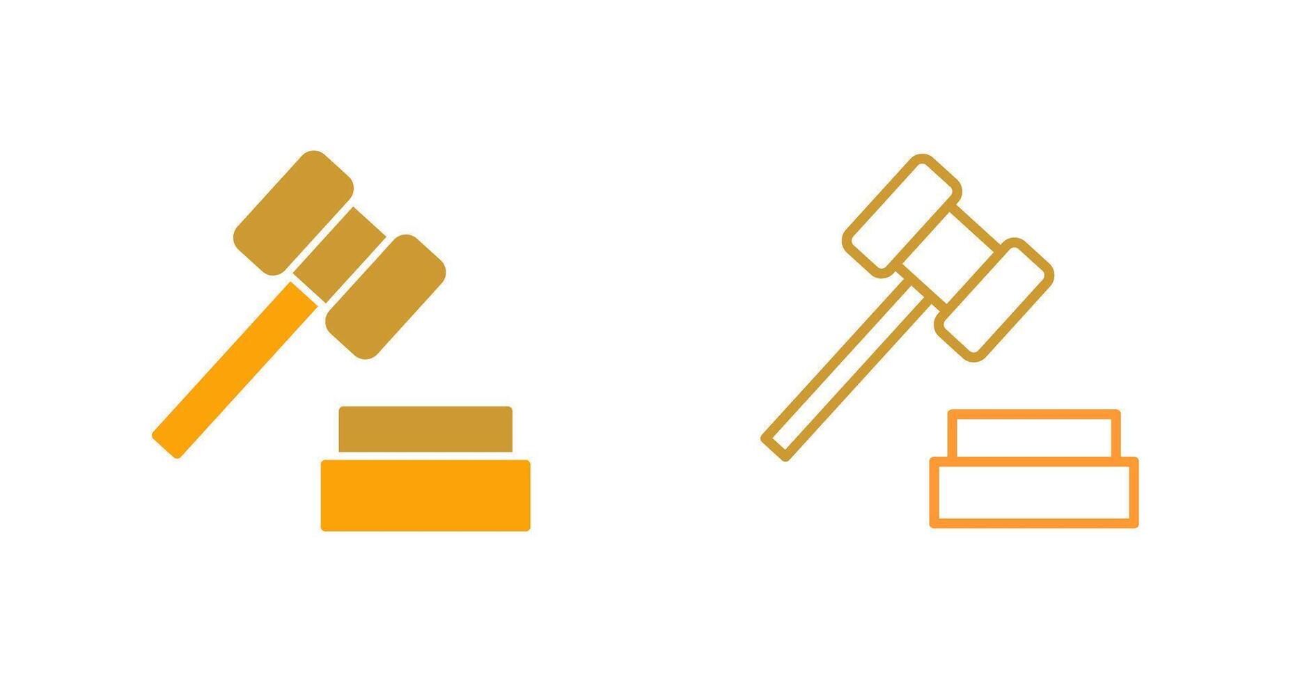 Gavel Vector Icon