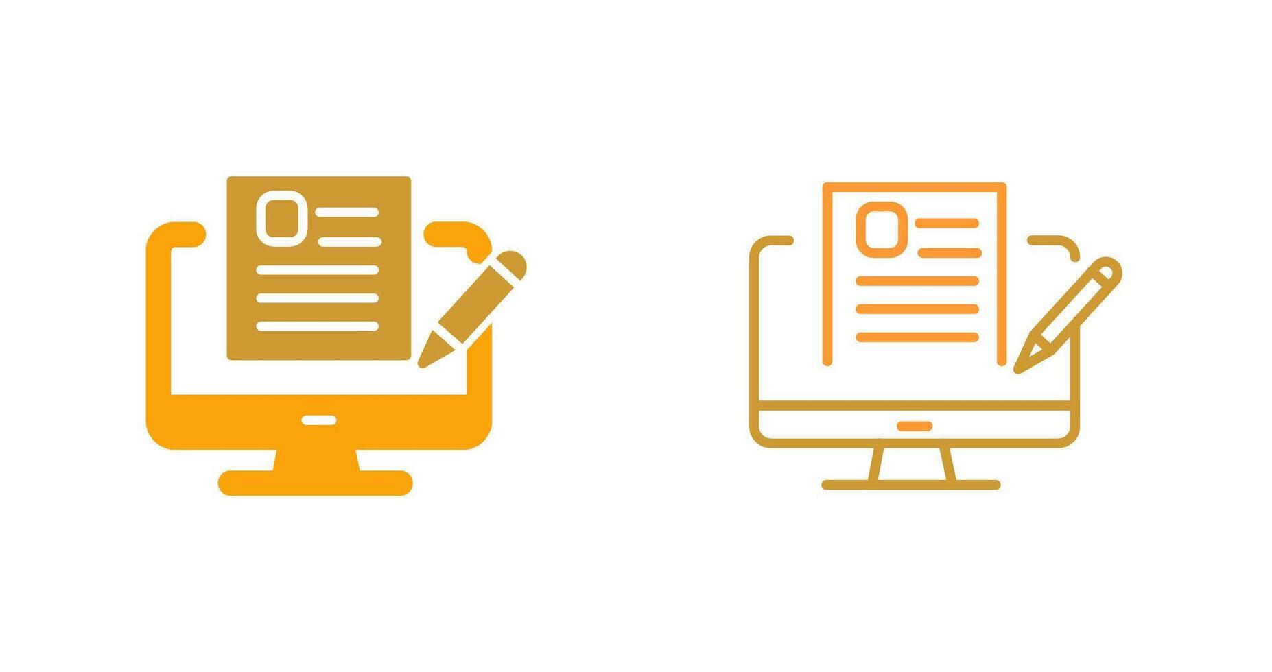 Blog Vector Icon