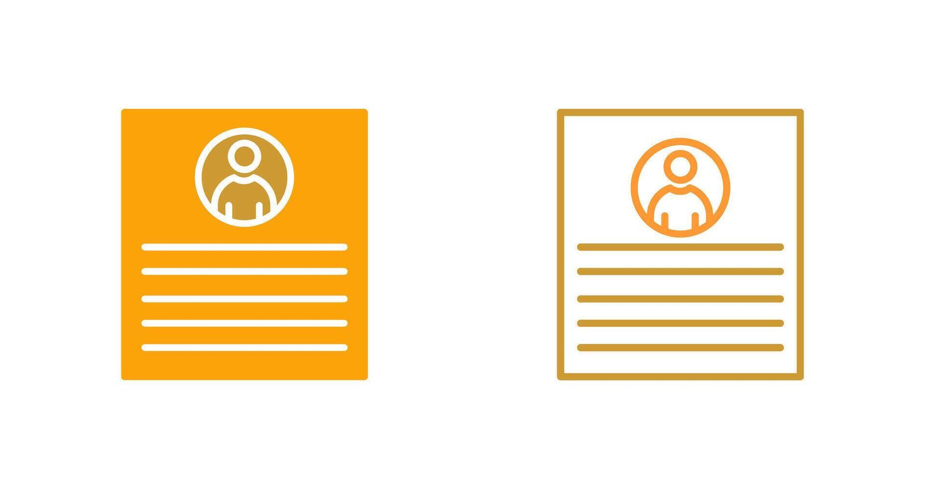 Client Profile Vector Icon
