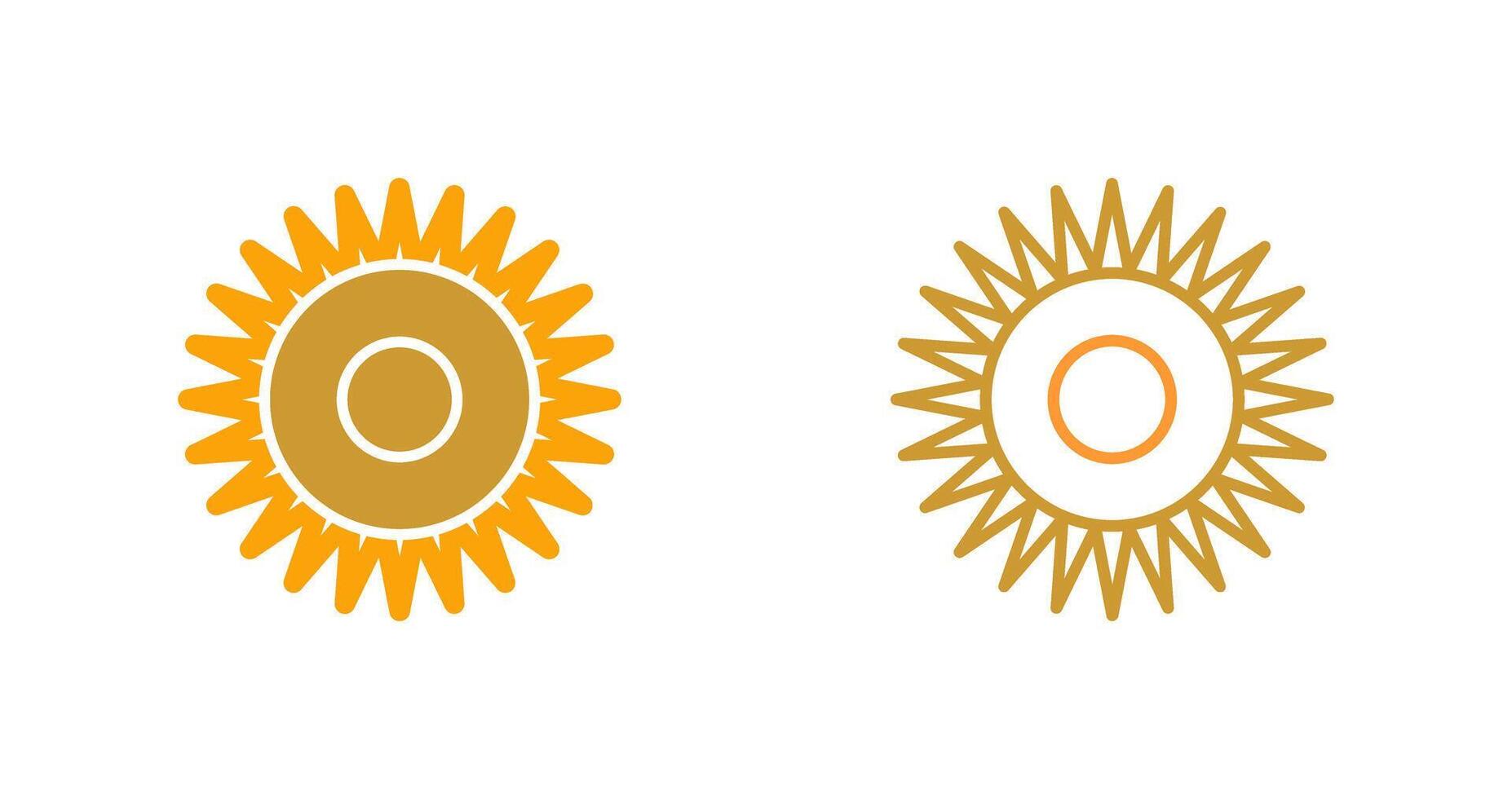 Optical Radiation Vector Icon