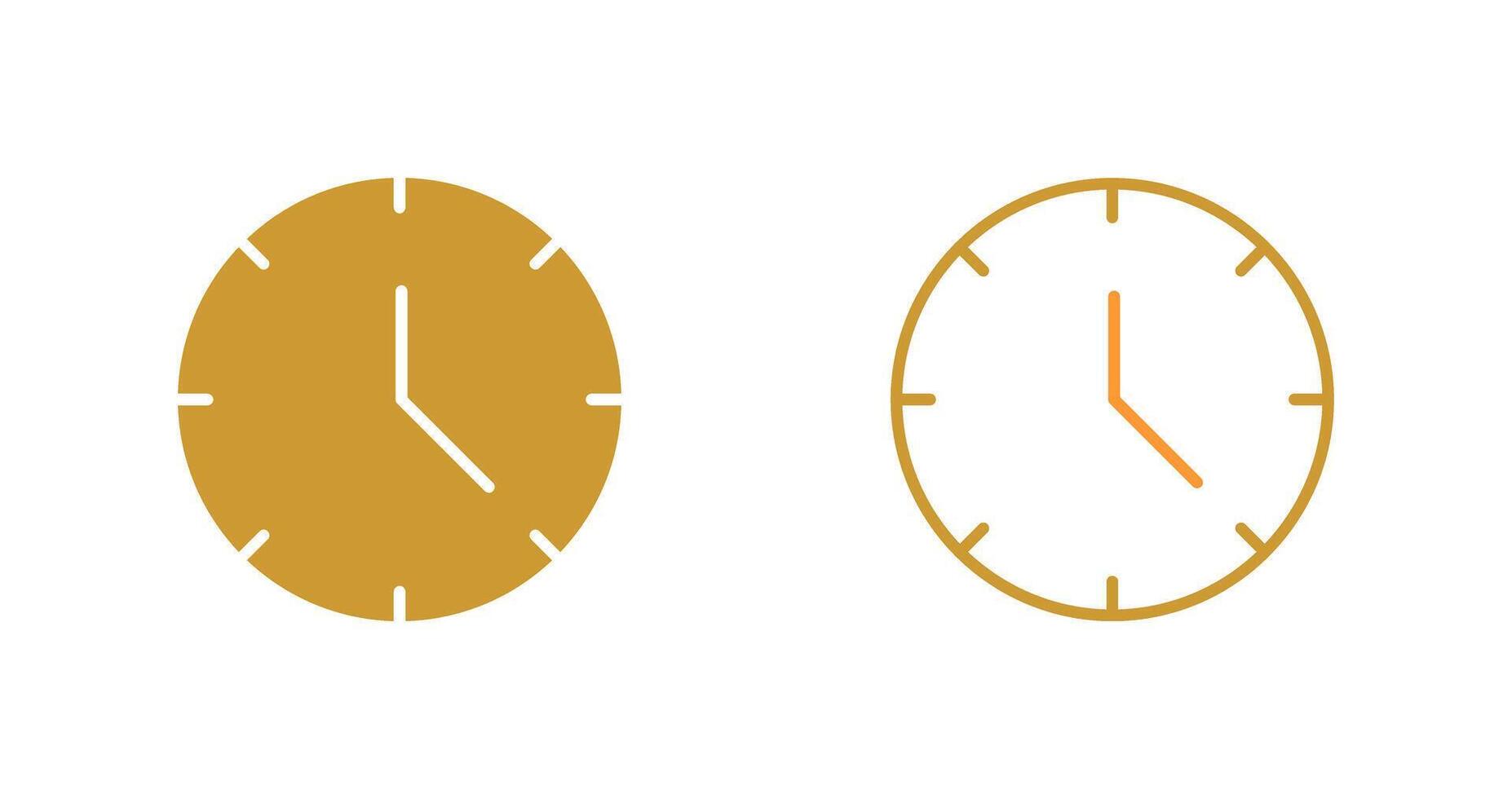 Clock Vector Icon