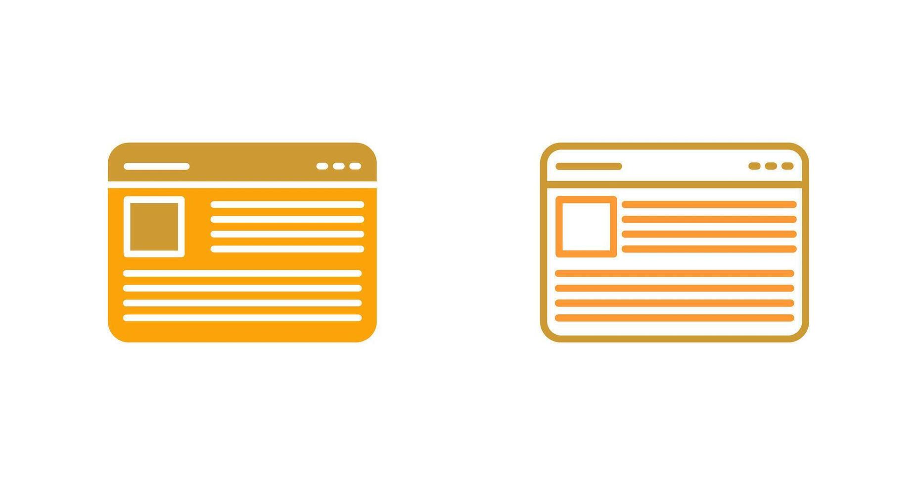 Blogging Services Vector Icon