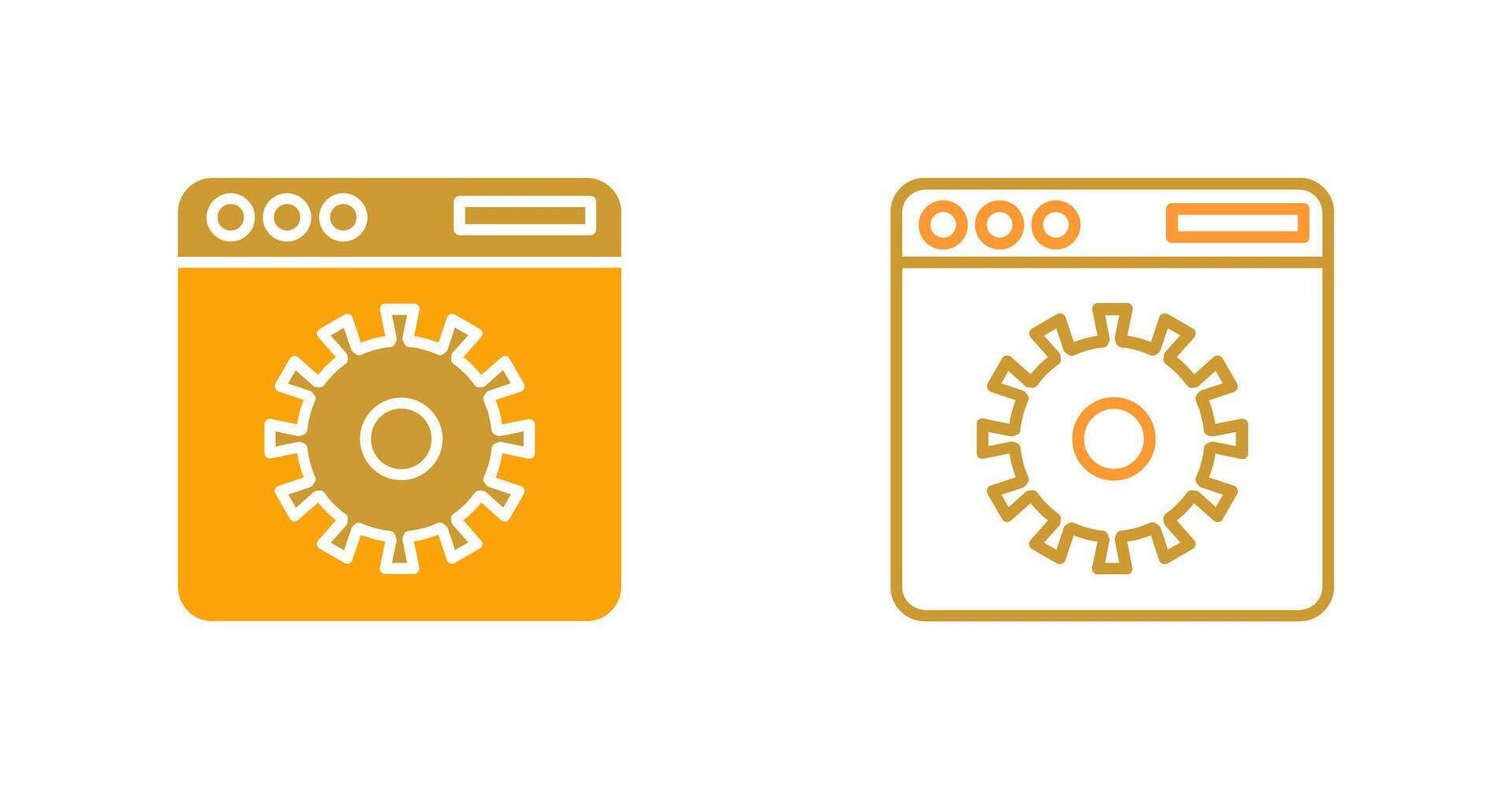 Website Settings Vector Icon 42621539 Vector Art at Vecteezy