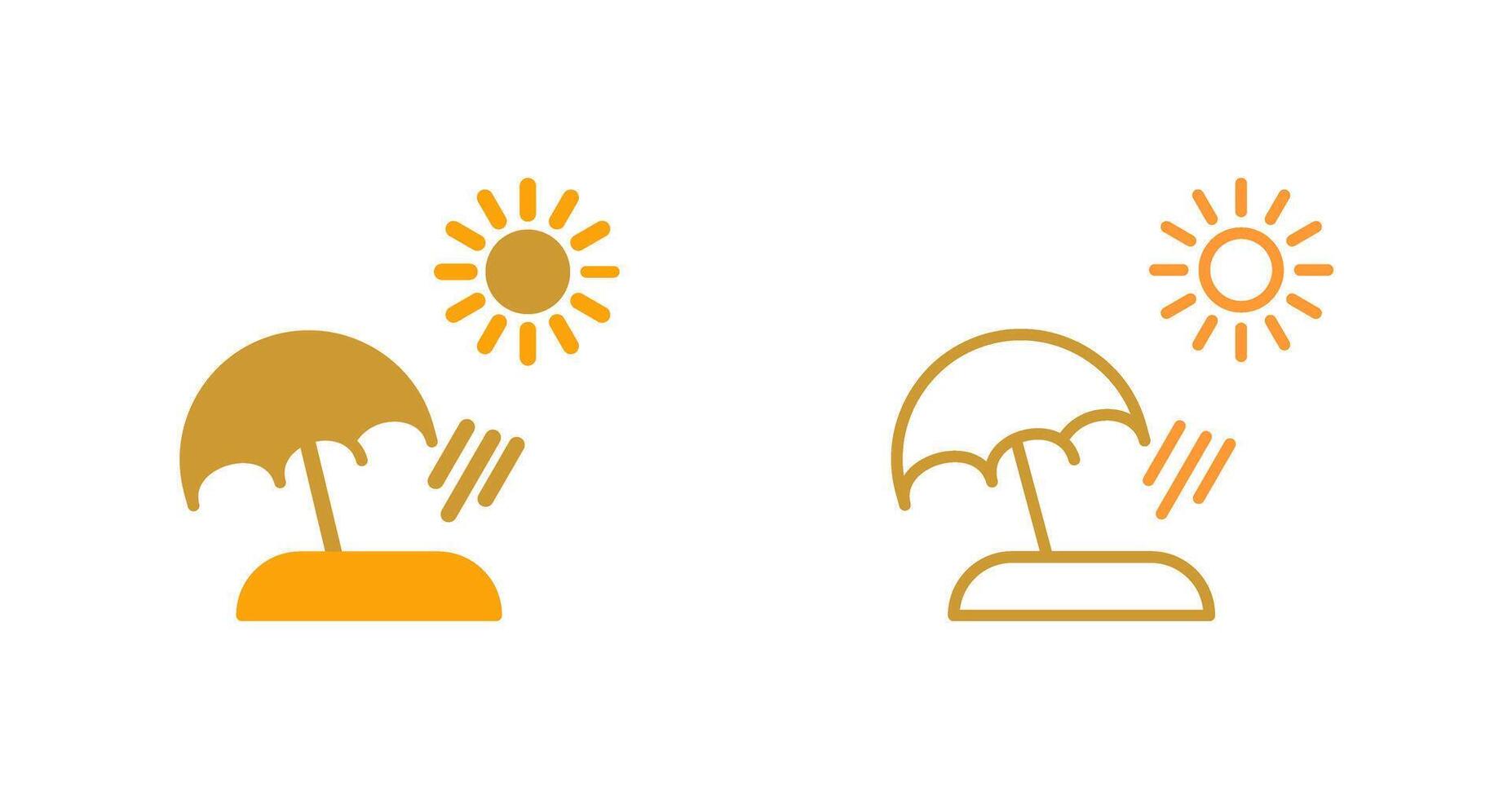 Beach Vector Icon