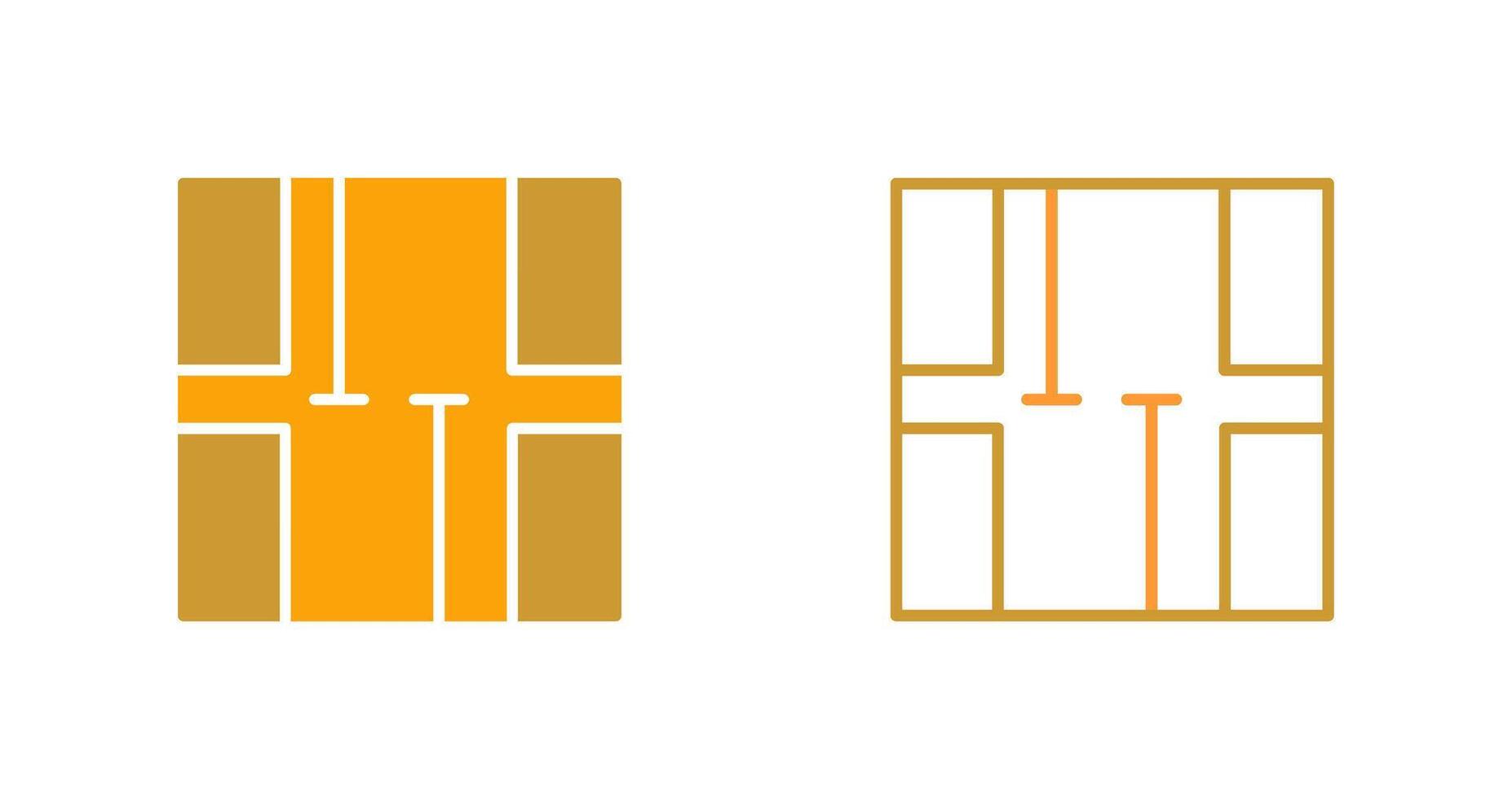 Evacuation Plan Vector Icon