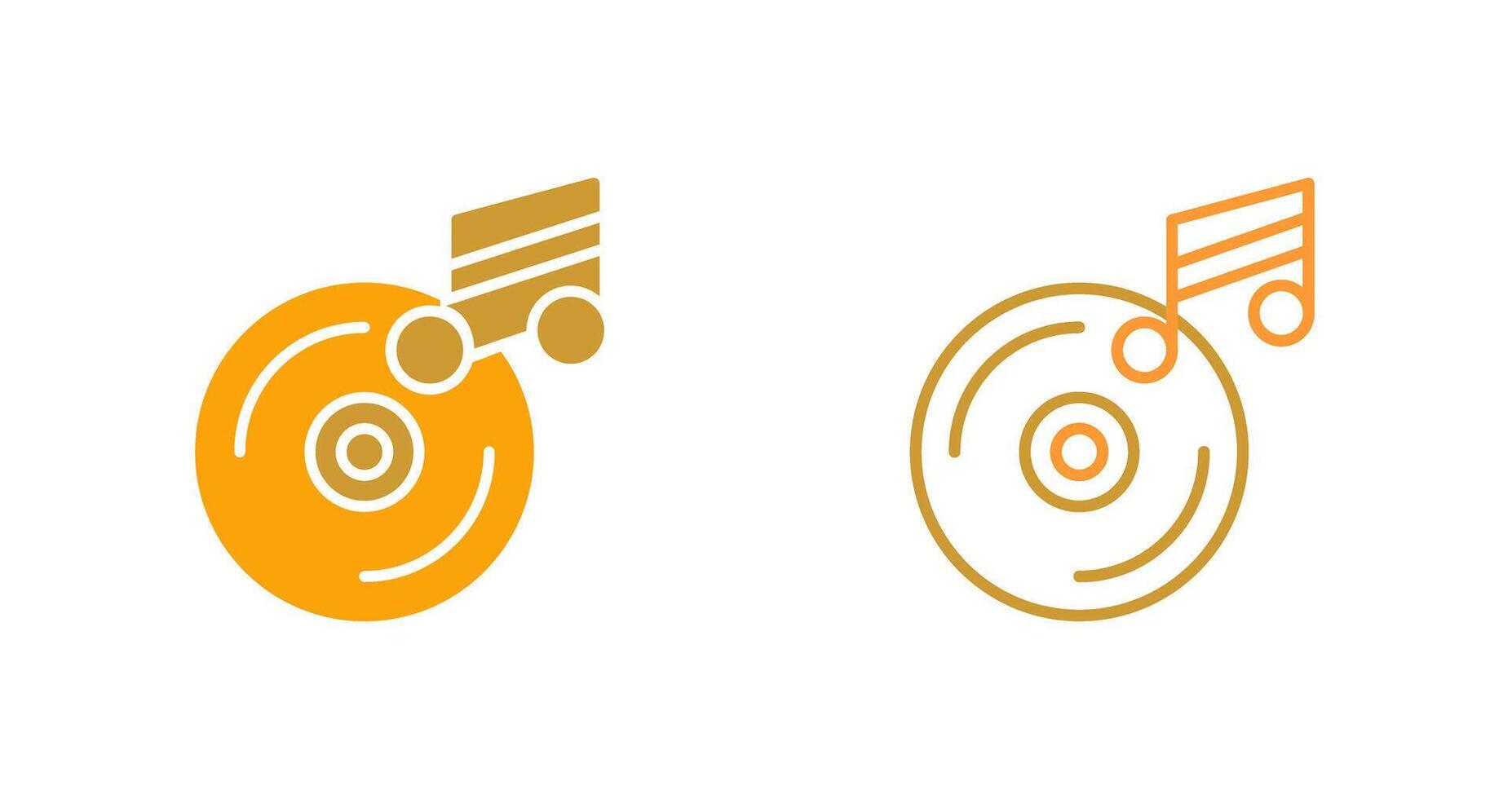 Music CD Vector Icon