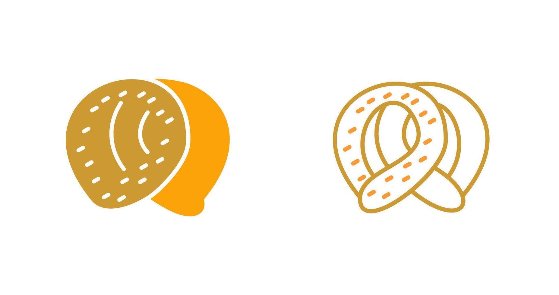 icono de vector de pretzel