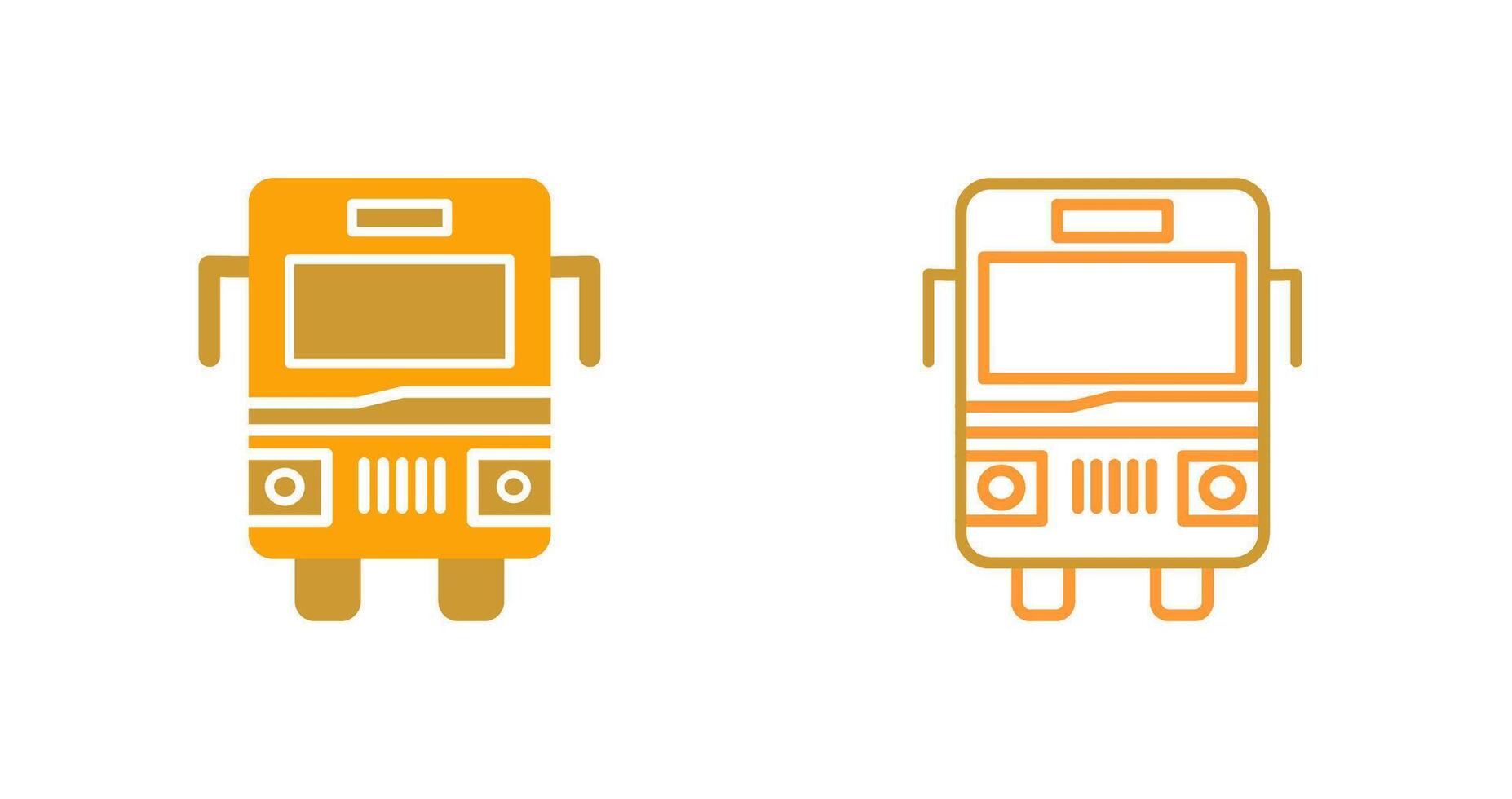 icono de vector de bus