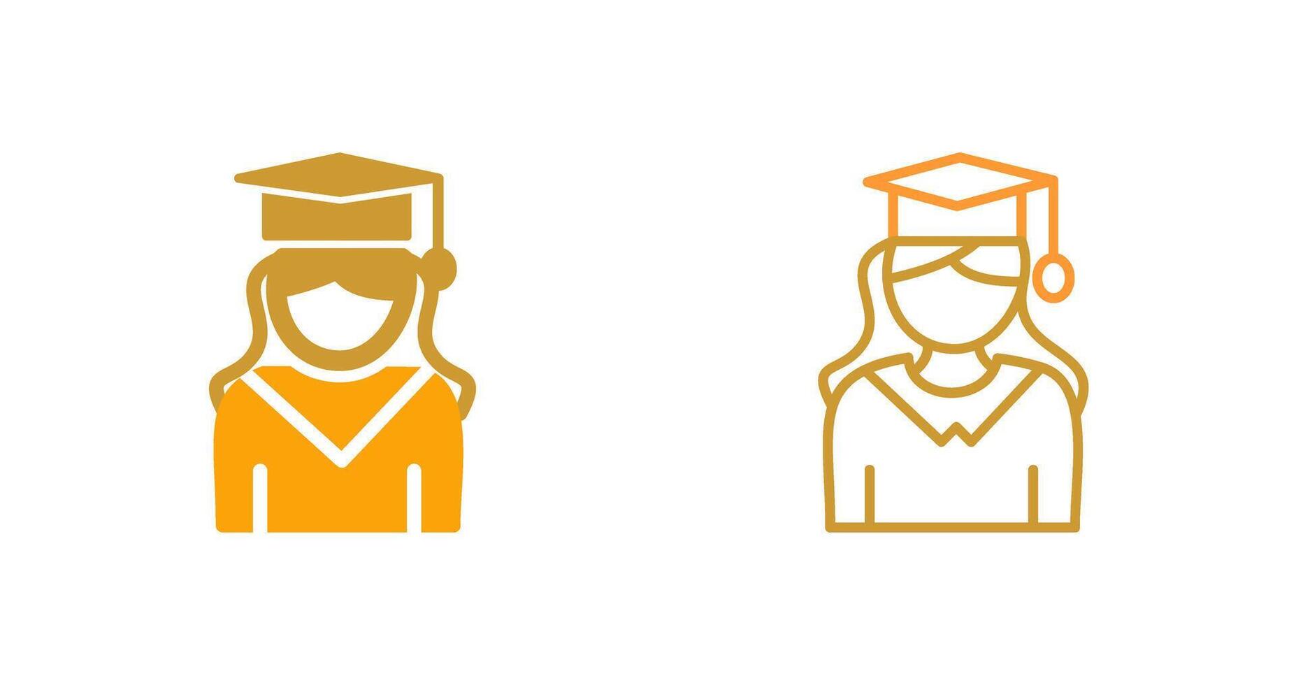 Female Graduate Vector Icon