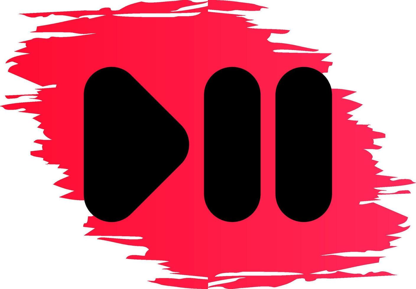 Glyph Line Smart Corner Gradient vector