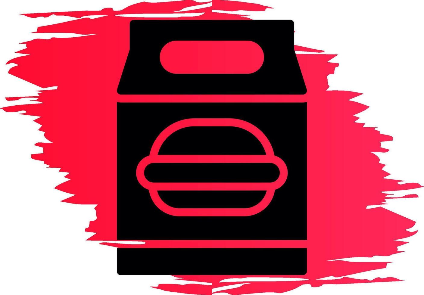 Glyph Line Smart Corner Gradient vector