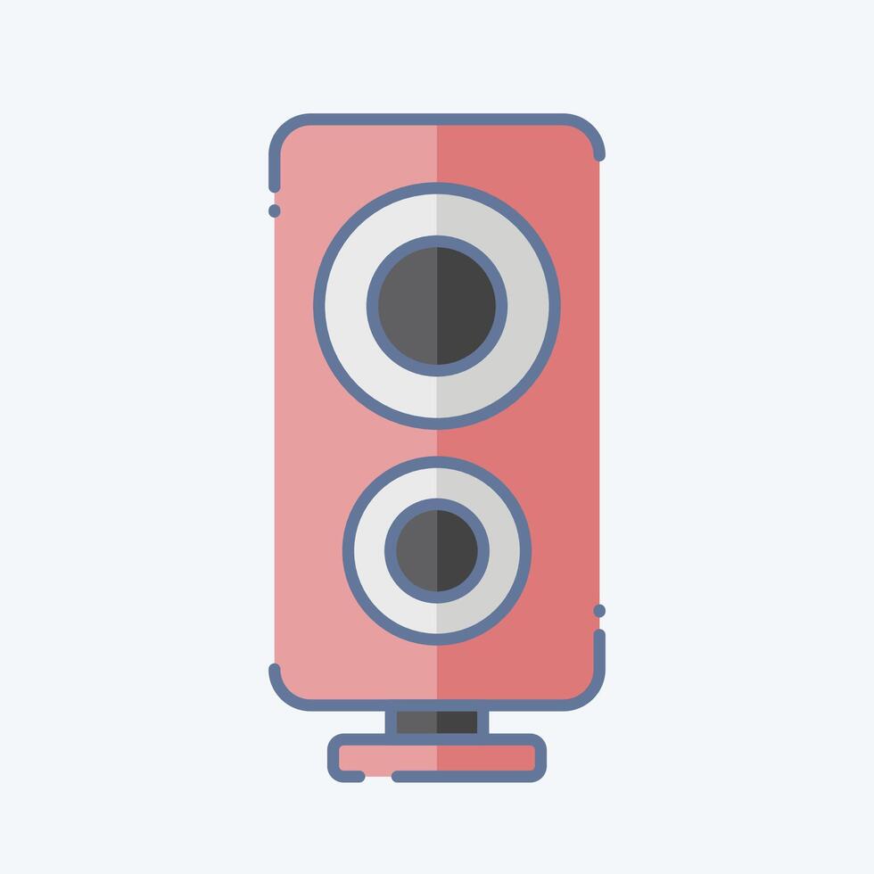 Icon Loud Speaker. related to Entertainment symbol. doodle style. simple design illustration vector