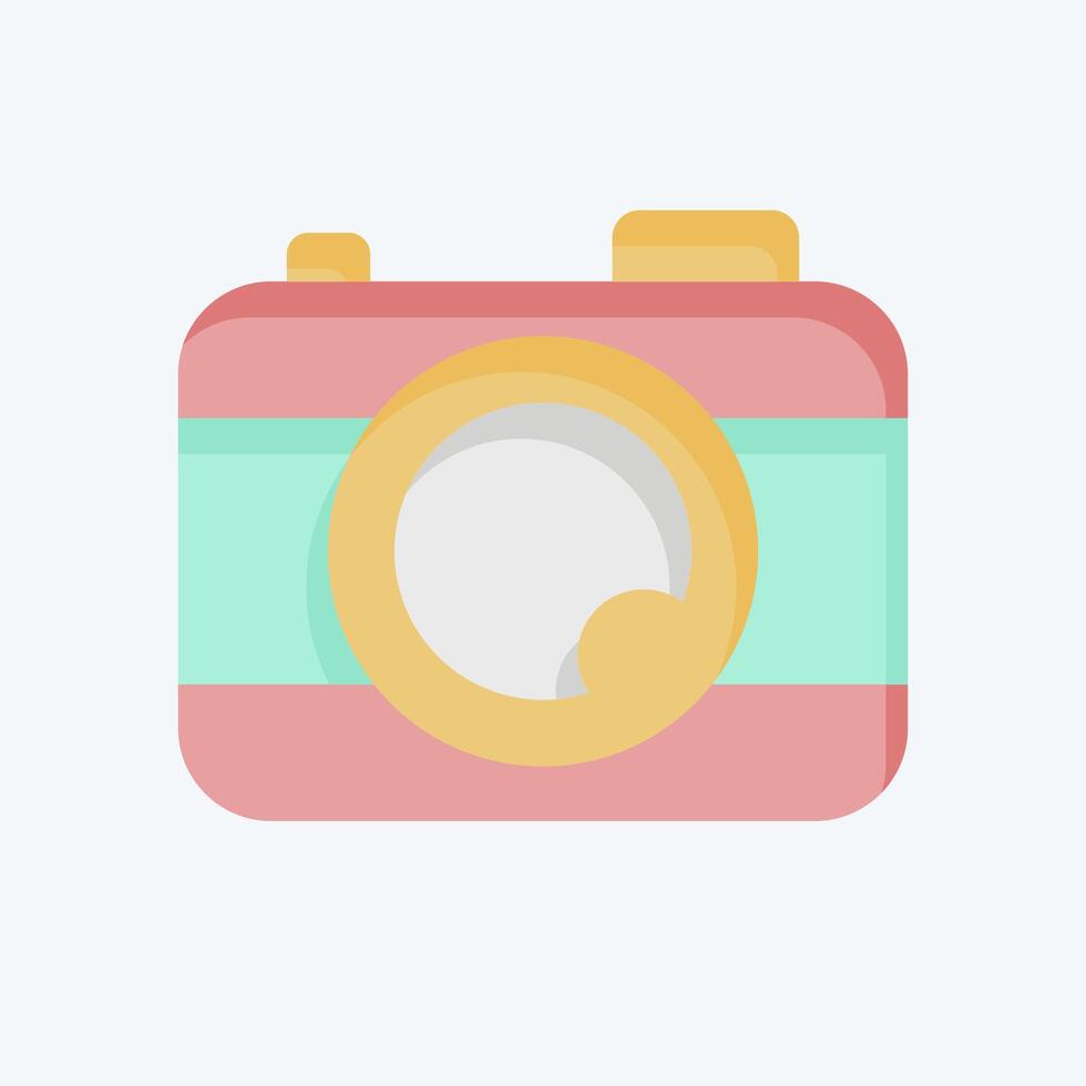 Icon Camera. related to Entertainment symbol. flat style. simple design illustration vector