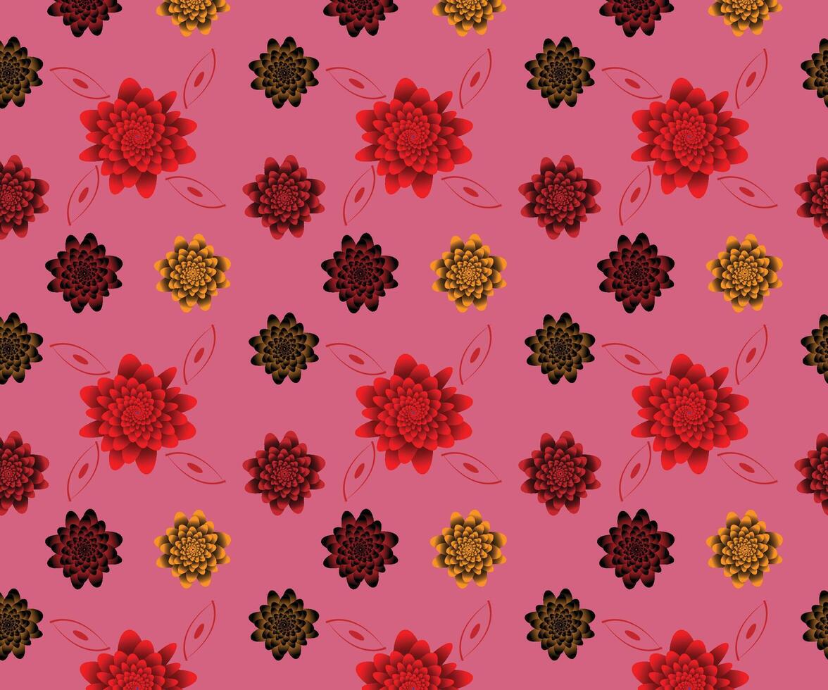 Flower pattern design eps file. vector