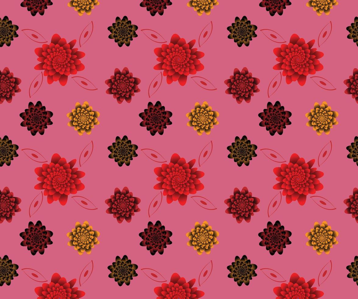 Flower pattern design eps file. vector