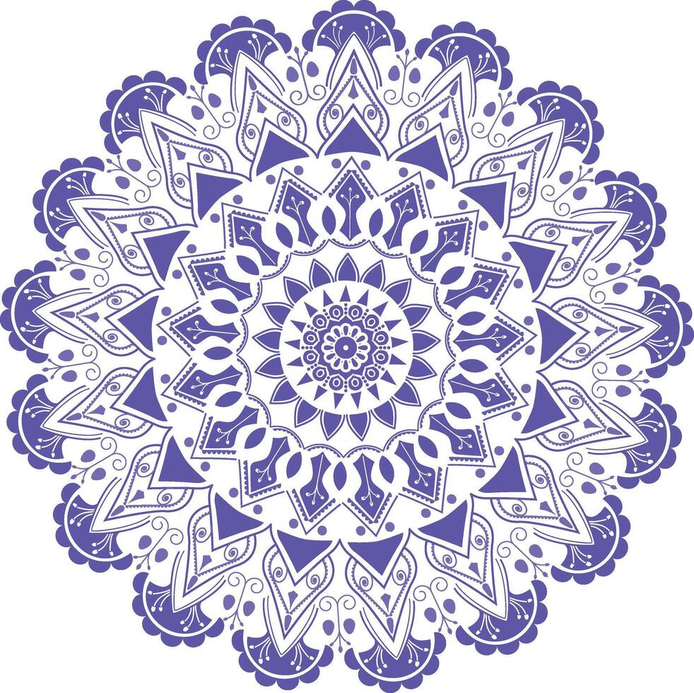 Arábica vector tradicional lujo ornamental mandala diseño antecedentes en oro color diseño y Armada azul color antecedentes floral mandala patrones diseño.