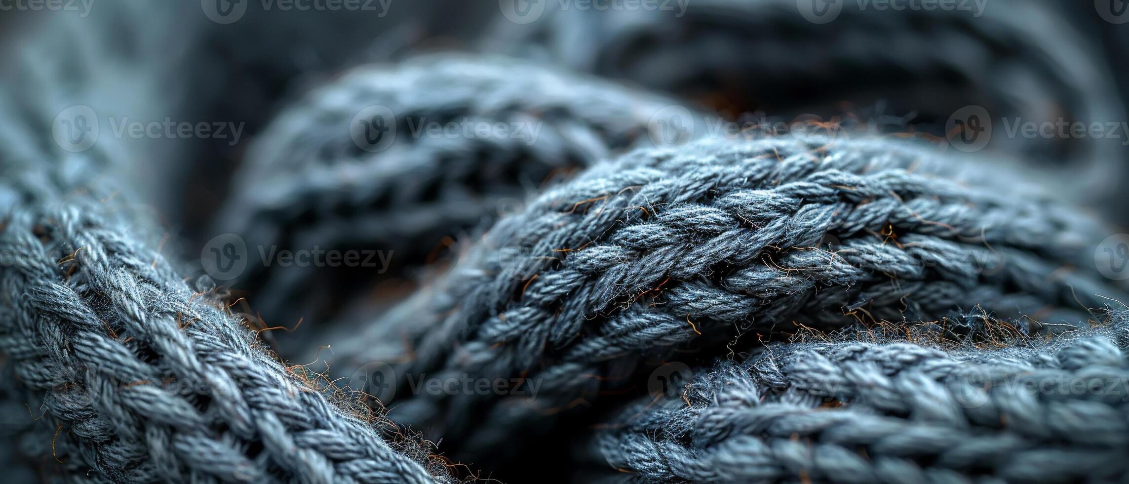 AI Generated Knitted wool texture in close-up photo