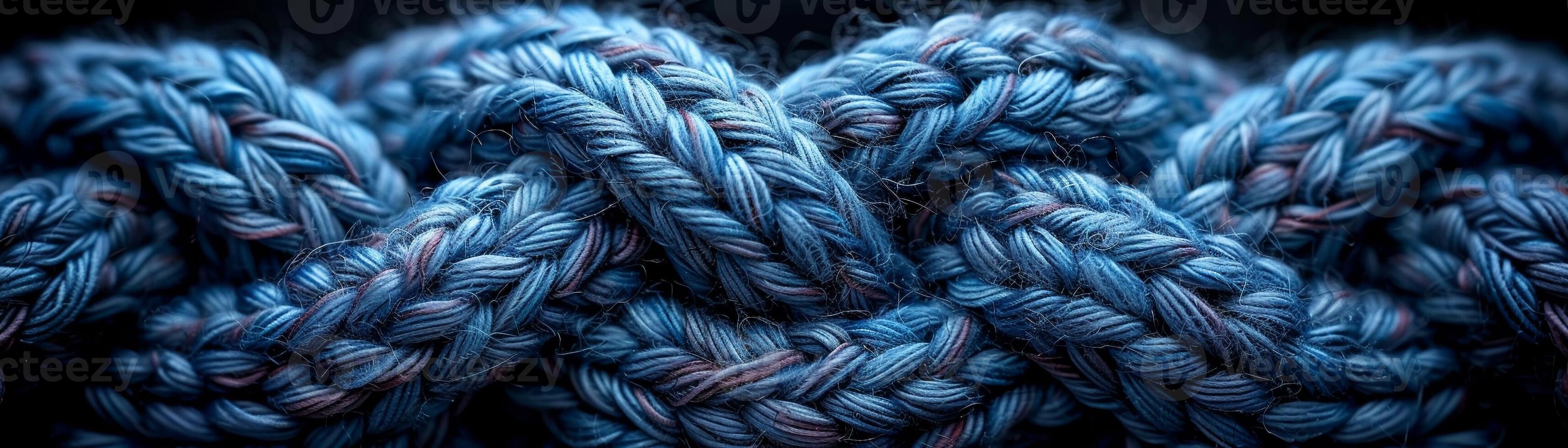 AI Generated Knitted wool texture in close-up photo