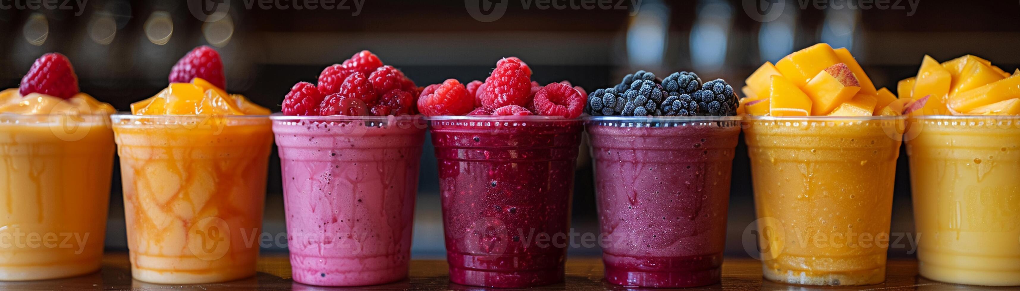 AI Generated Smoothie Bar Blends Nutrition in Business of Health-Conscious Snacking photo