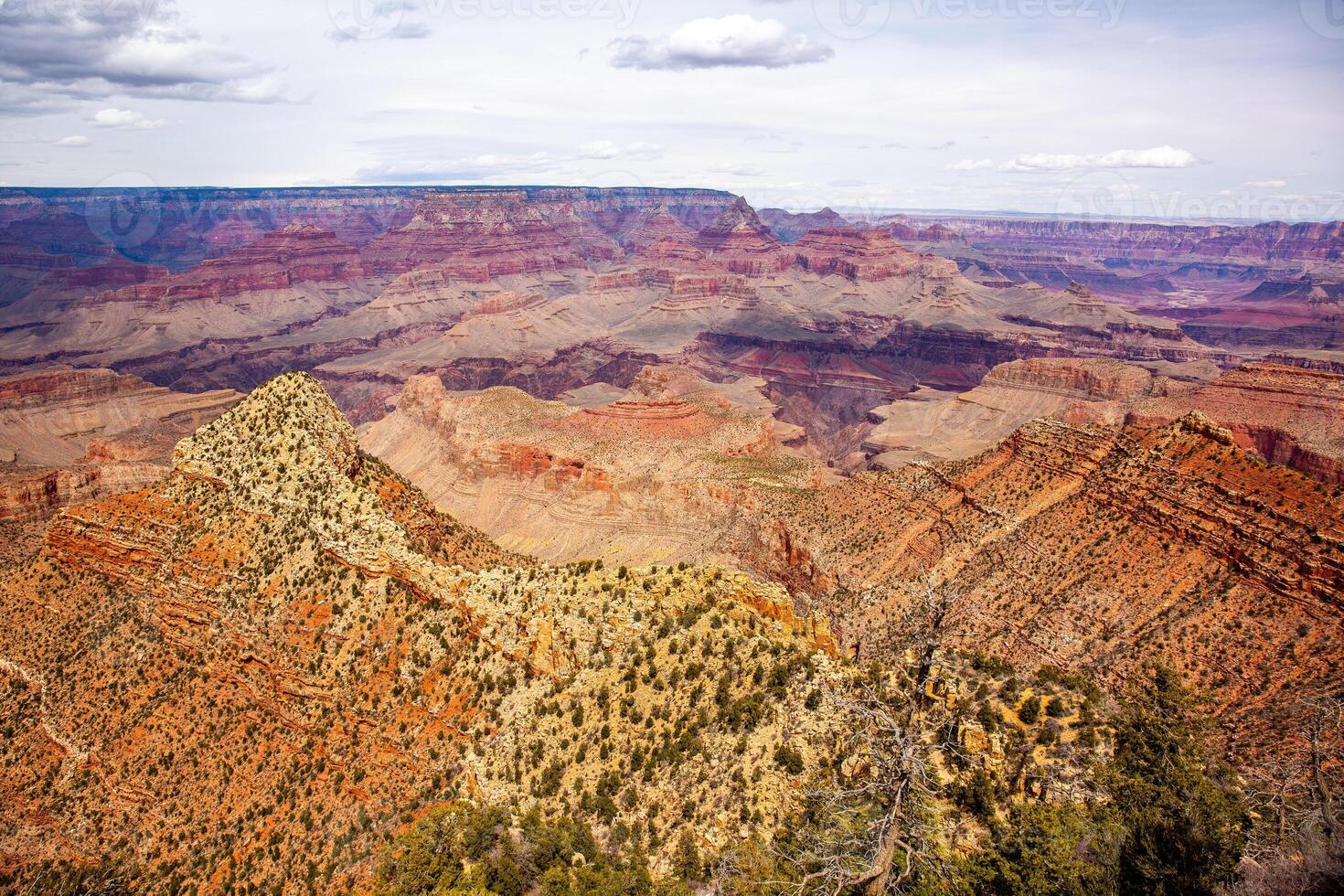 genial ver de el grandioso cañón nacional parque, Arizona, unido estados California desierto. foto