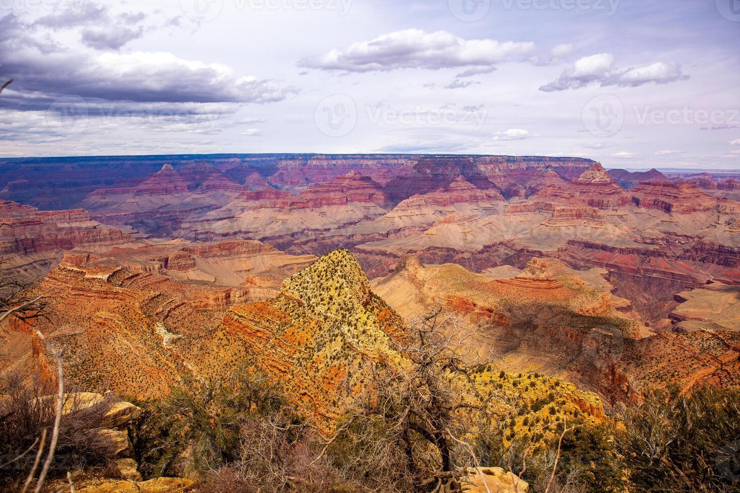 genial ver de el grandioso cañón nacional parque, Arizona, unido estados California desierto. foto