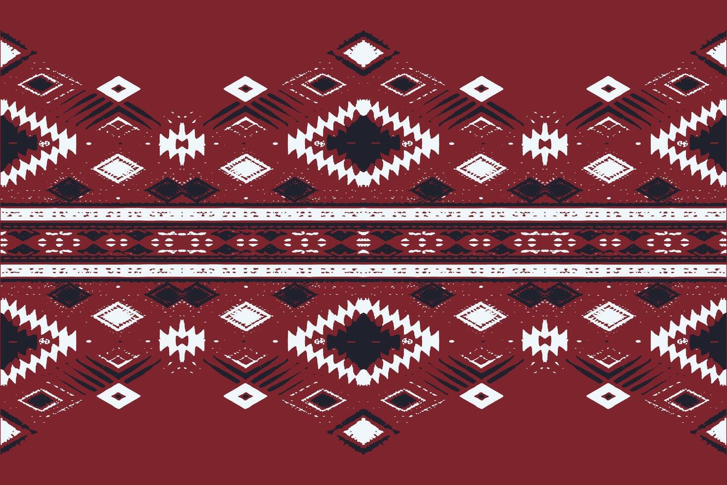 Navajo tribal vector seamless pattern. Native American ornament. Ethnic South Western decor style. Boho geometric ornament. Vector seamless pattern. Mexican blanket, rug. Woven carpet illustration