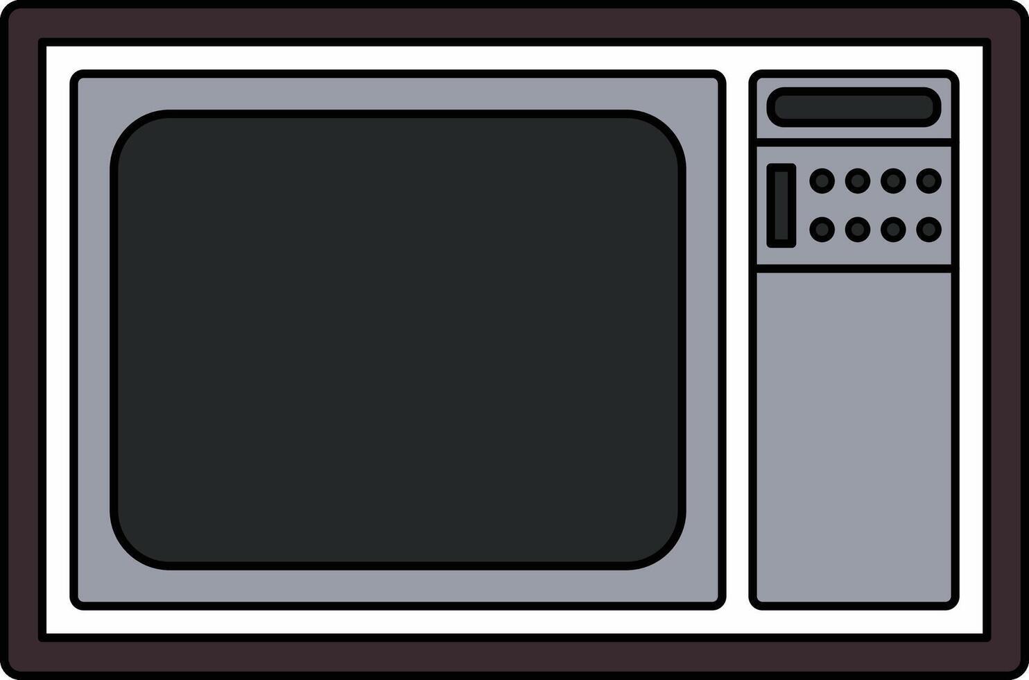 Vector illustration of television