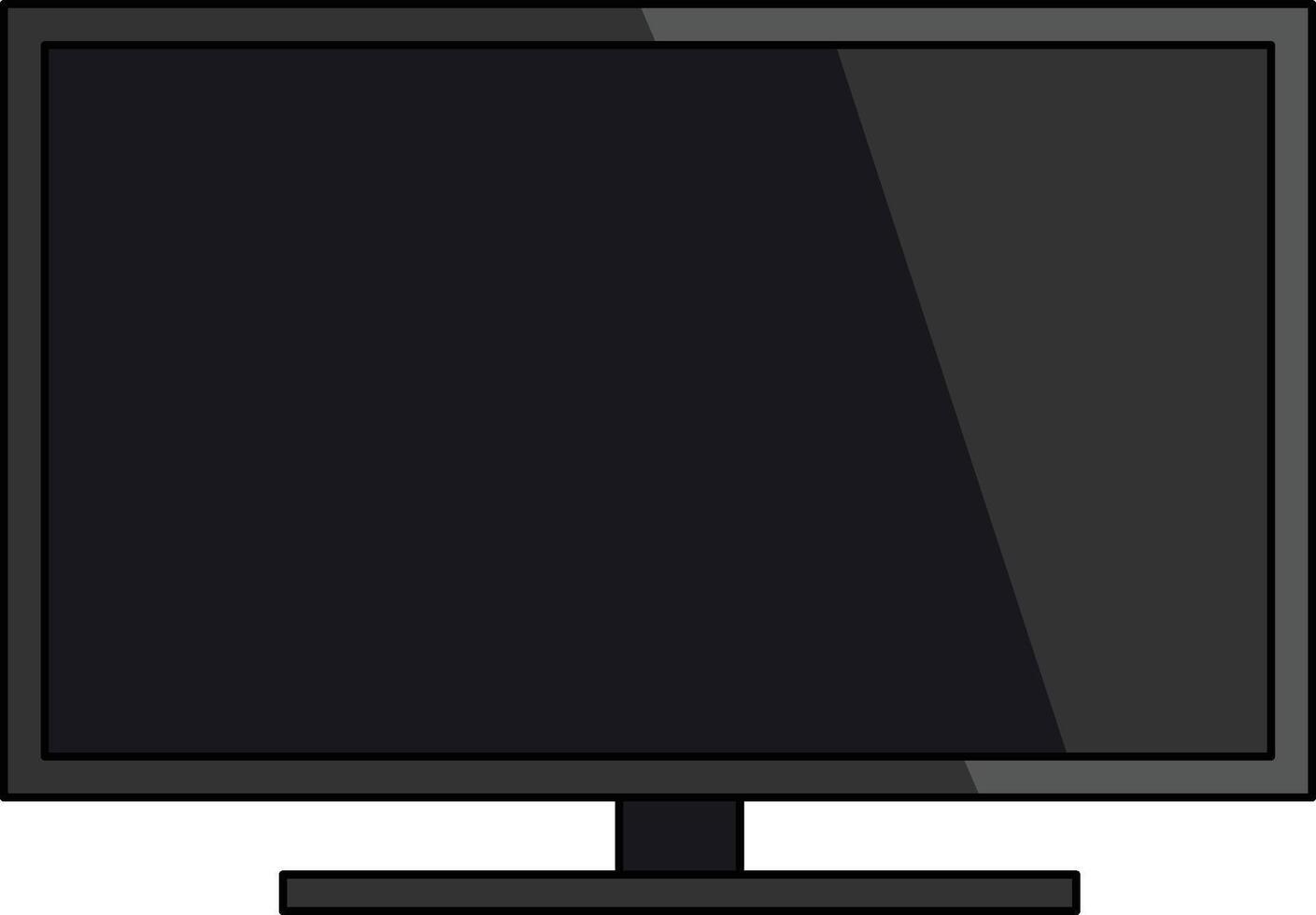 Vector illustration of television