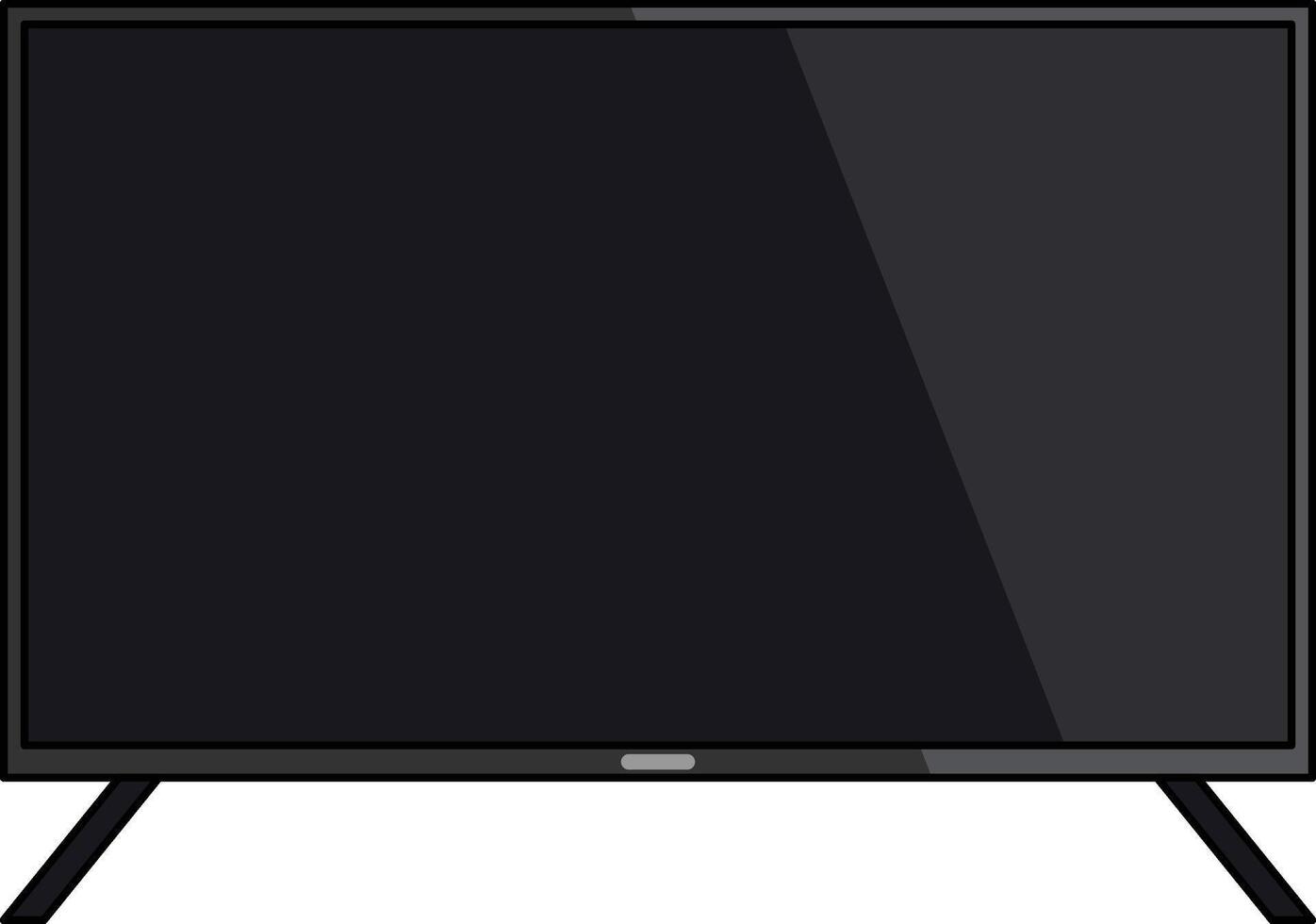 Vector illustration of television