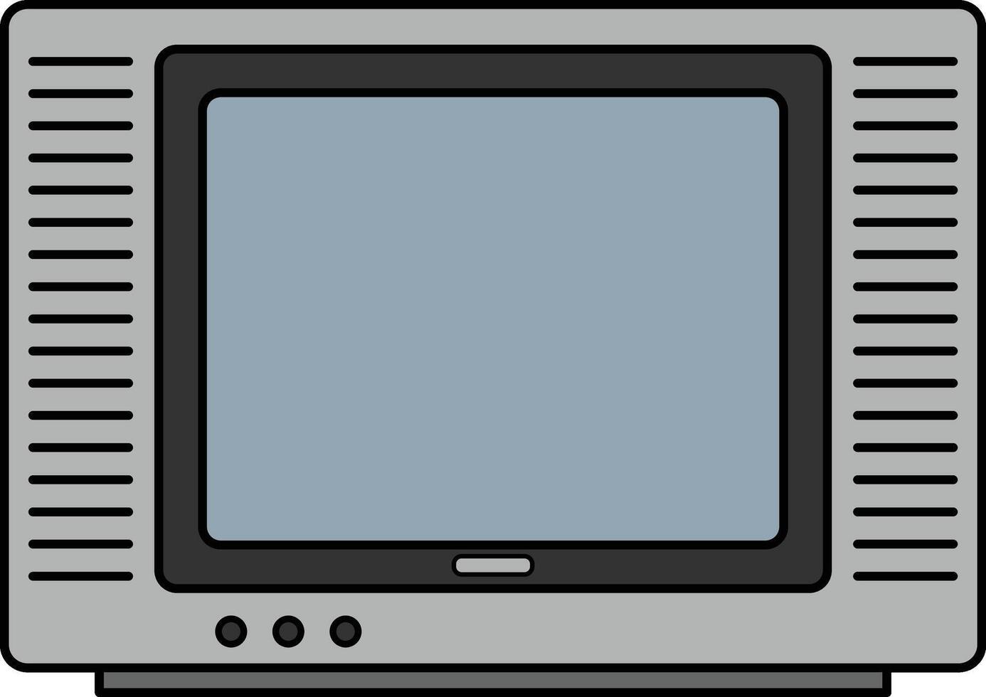 Vector illustration of television